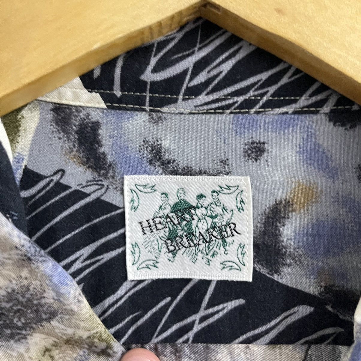 Japanese Brand Heart Breaker Japan Etnic Button Up Shirt - Japanese Brand Size US L / EU 52-54 / 3 - 3 Thumbnail