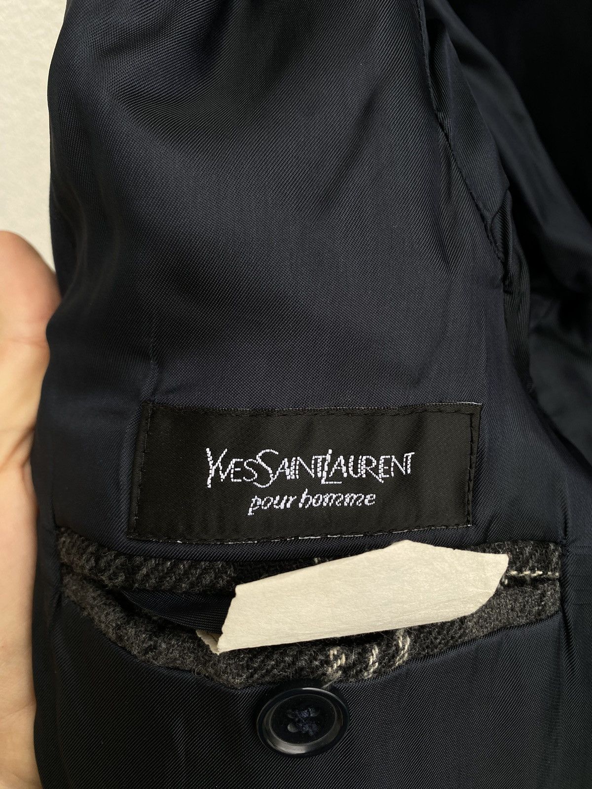 Yves Saint Laurent Autumn YSL Jacket Coat Long Bomber Vintage Windbreaker Size US L / EU 52-54 / 3 - 4 Thumbnail