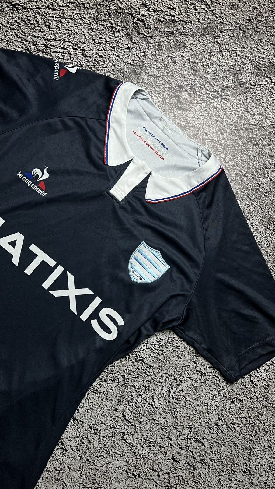 Le Coq Sportif Racing 92 third rugby jersey by le coq sportif France Size US M / EU 48-50 / 2 - 2 Thumbnail