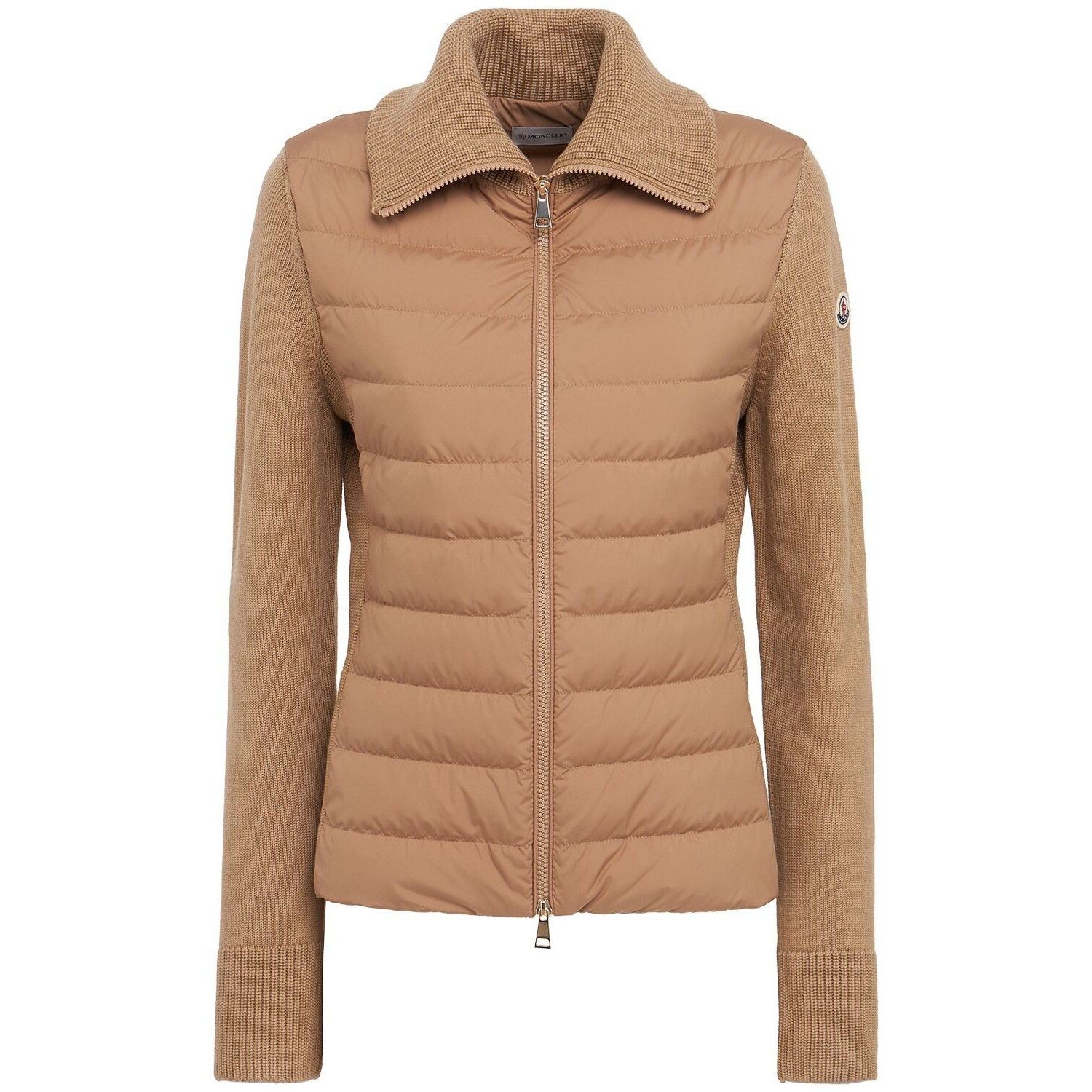 MONCLER Women's Beige Wool Cardigan New (Women's size:S.;)