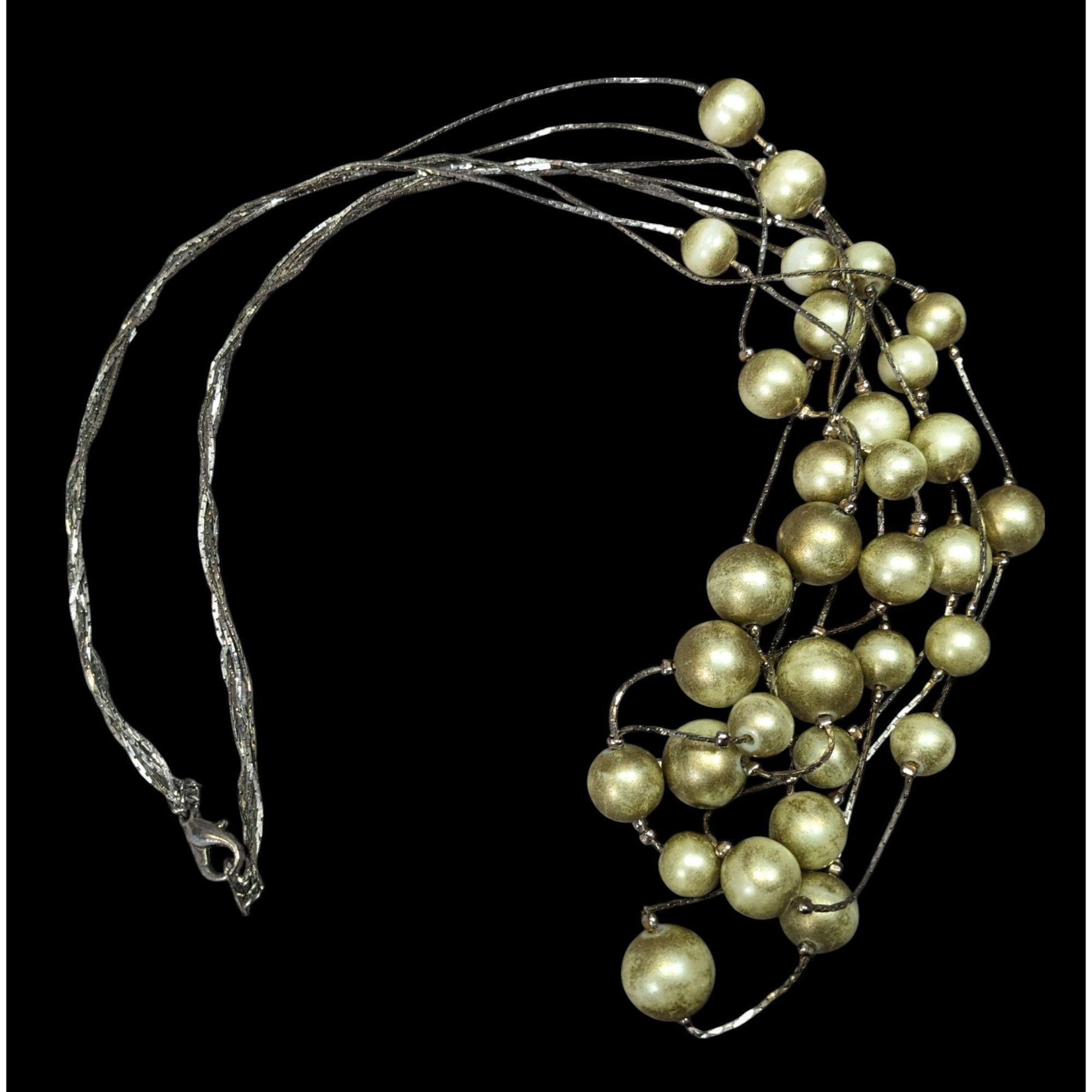Other Elegant Glam Layered Gold Ball Station Necklace Size ONE SIZE - 1 Thumbnail