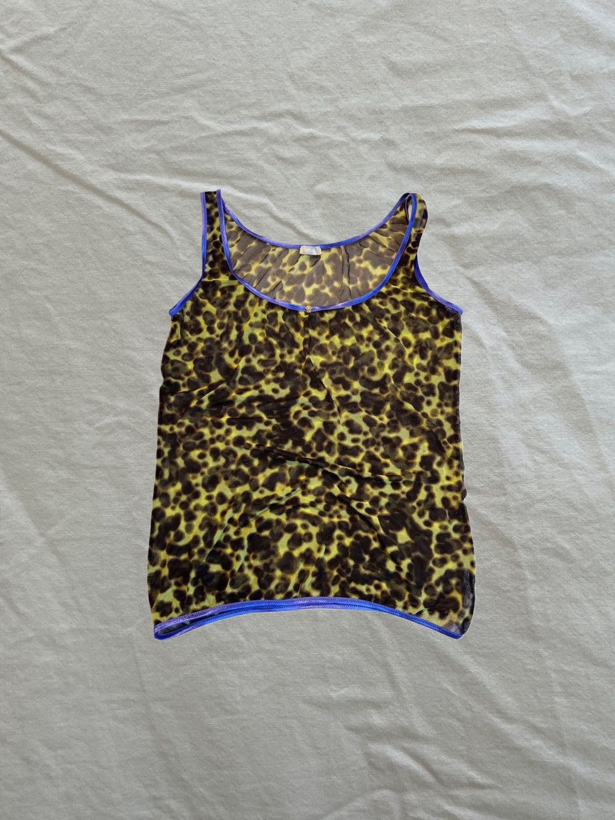 Versace Archive : 2000s sexy-arty Versace mesh tanktop Size M / US 6-8 / IT 42-44 - 1 Thumbnail