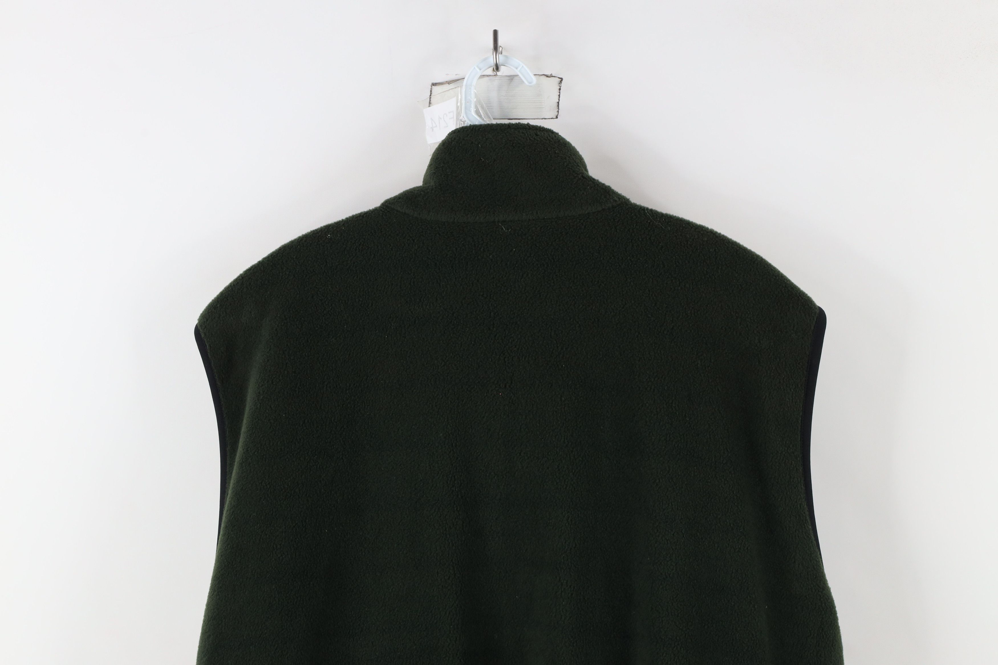 Vintage × Woolrich Woolen Mills Vintage Woolrich Blank Full Zip Fleece Vest Jacket Green Size US XXL / EU 58 / 5 - 10 Thumbnail