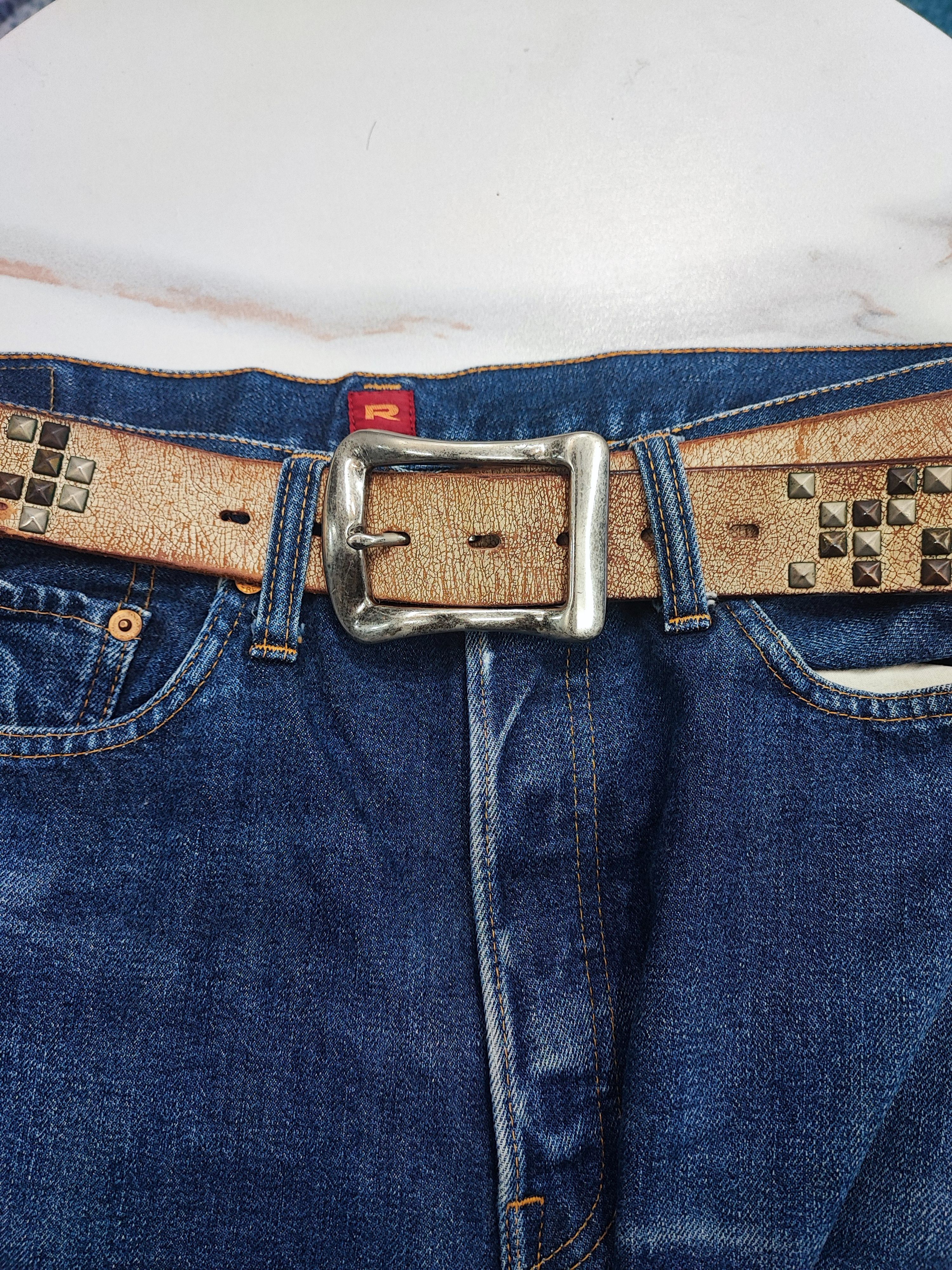 PPFM Japanese Brand PPFM Studded Leathers Belt Size ONE SIZE - 3 Thumbnail