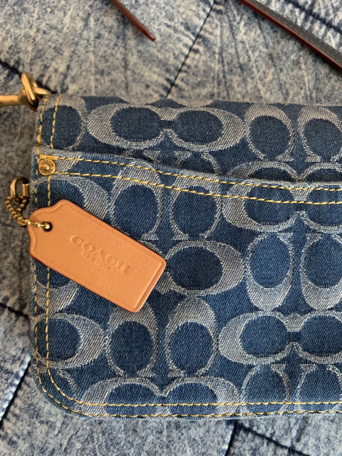 Coach Deadstock blue jesnd denjm y2k coacb crossbody Size ONE SIZE - 9 Thumbnail