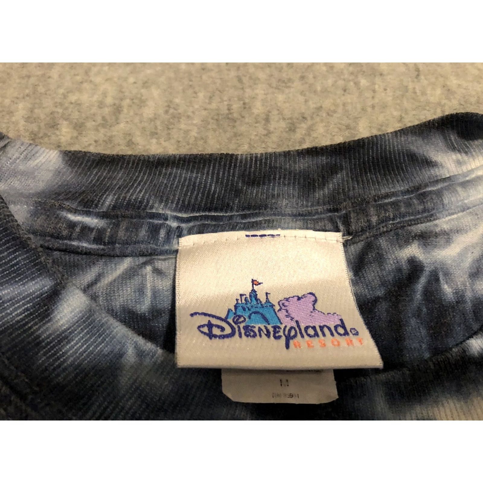 Disney Disneyland Resort Embroidered Tie-Dye Shirt M Men Crew Neck Short Sleeve Multicolor Cotton T-Shirt Hippie Rainbow Disney Theme Size US M / EU 48-50 / 2 - 3 Thumbnail