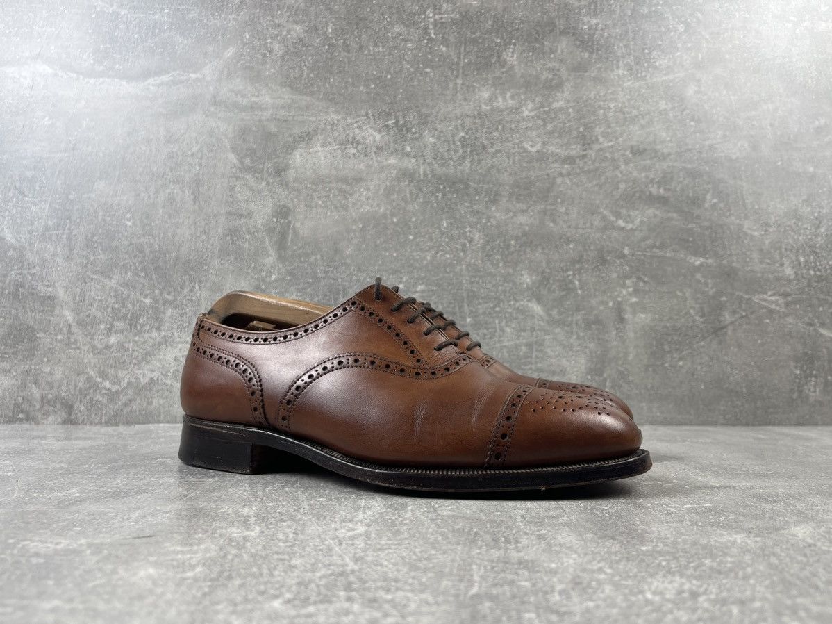 Crockett & Jones × English Laundry × Other UK Crockett & Jones Classic Brown Oxford Leather Shoes Size US 7.5 / EU 40-41 - 2 Thumbnail