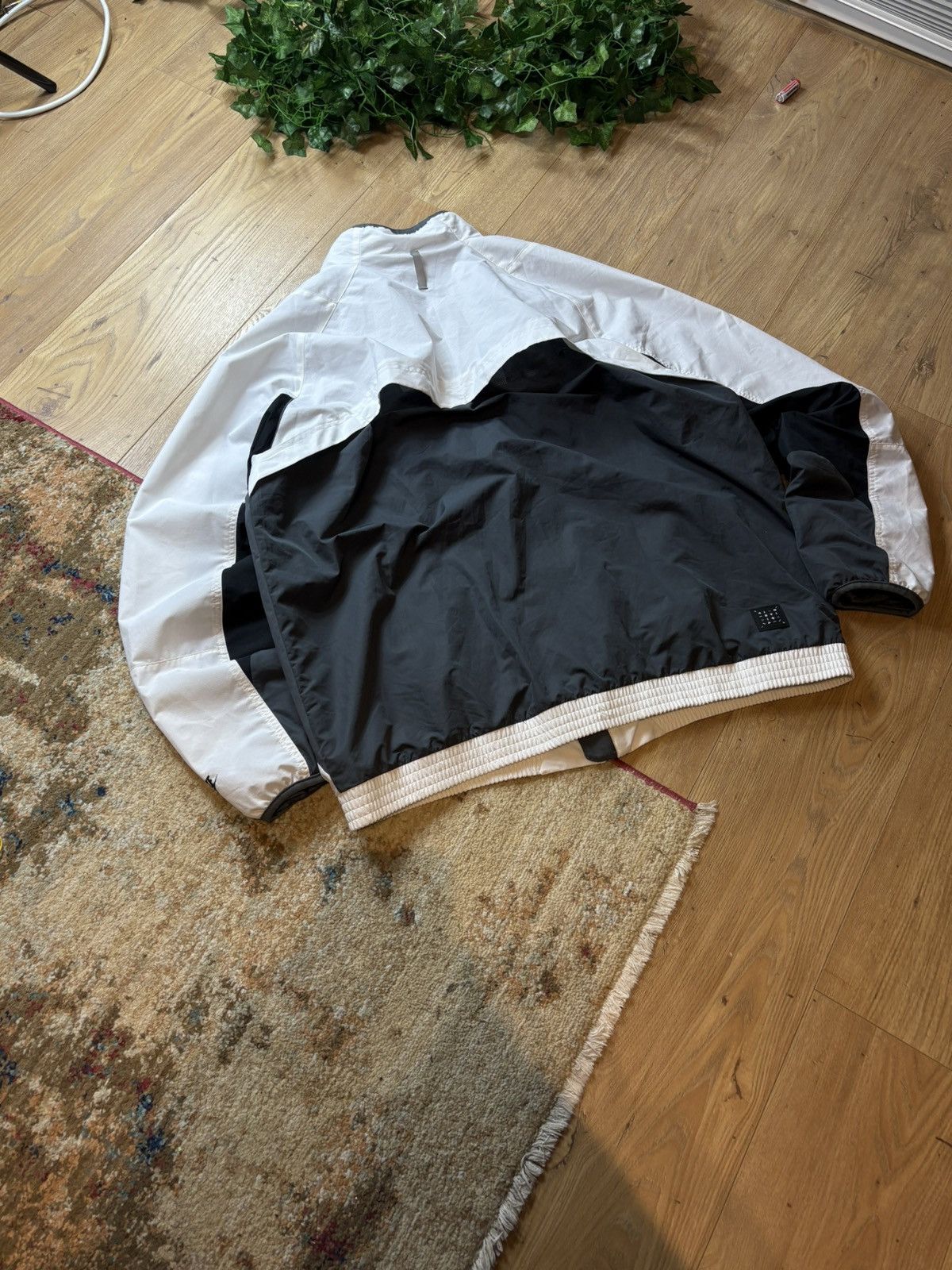 Nike 00s Nike Air Vintage Nylon Oversized Drill Jacket Rare Y2K Size US XXL / EU 58 / 5 - 9 Thumbnail