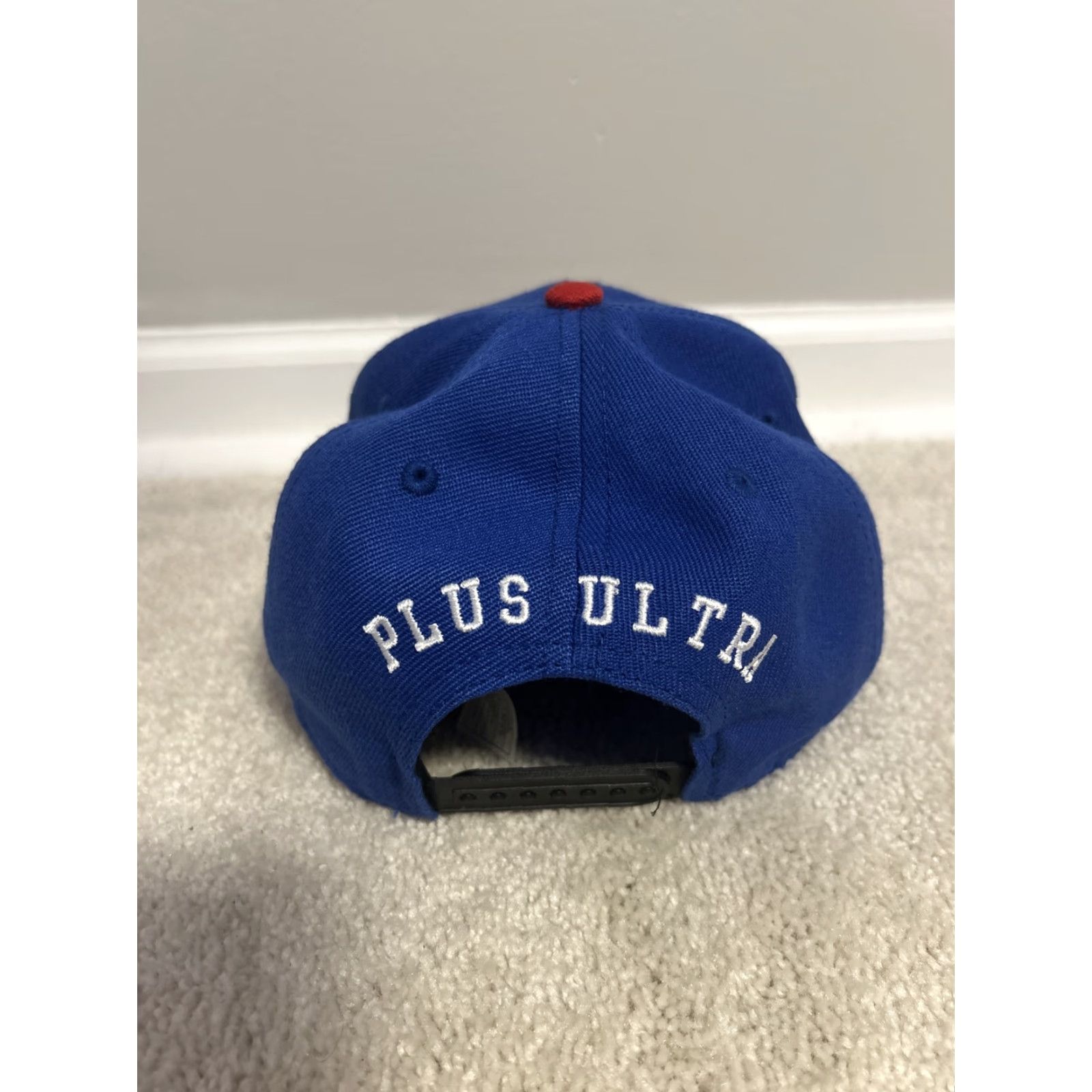 Vintage BIOWORLD My Hero Academia High Hat Snapback Cap Blue Anime Baseball Hat Mens Adjustable Canvas Cotton Cap Size ONE SIZE - 4 Thumbnail