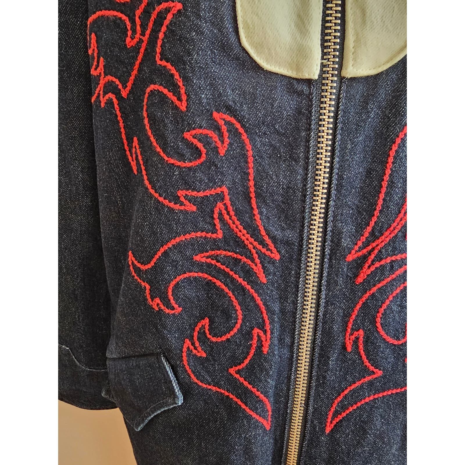 Levi's NWT Levi's Denim Empire Western Coat Long Jacket XS Size XS / US 0-2 / IT 36-38 - 9 Thumbnail
