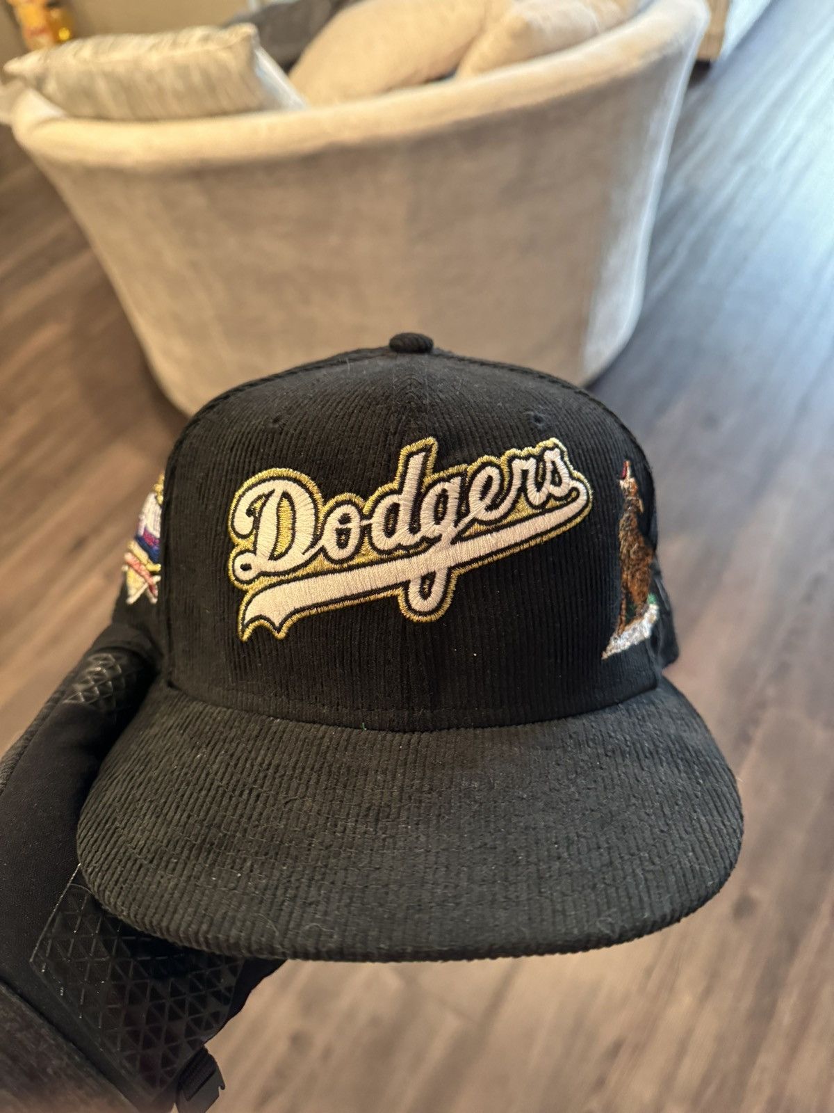 New Era Embroidered Dodgers Fitted Size ONE SIZE - 1 Thumbnail