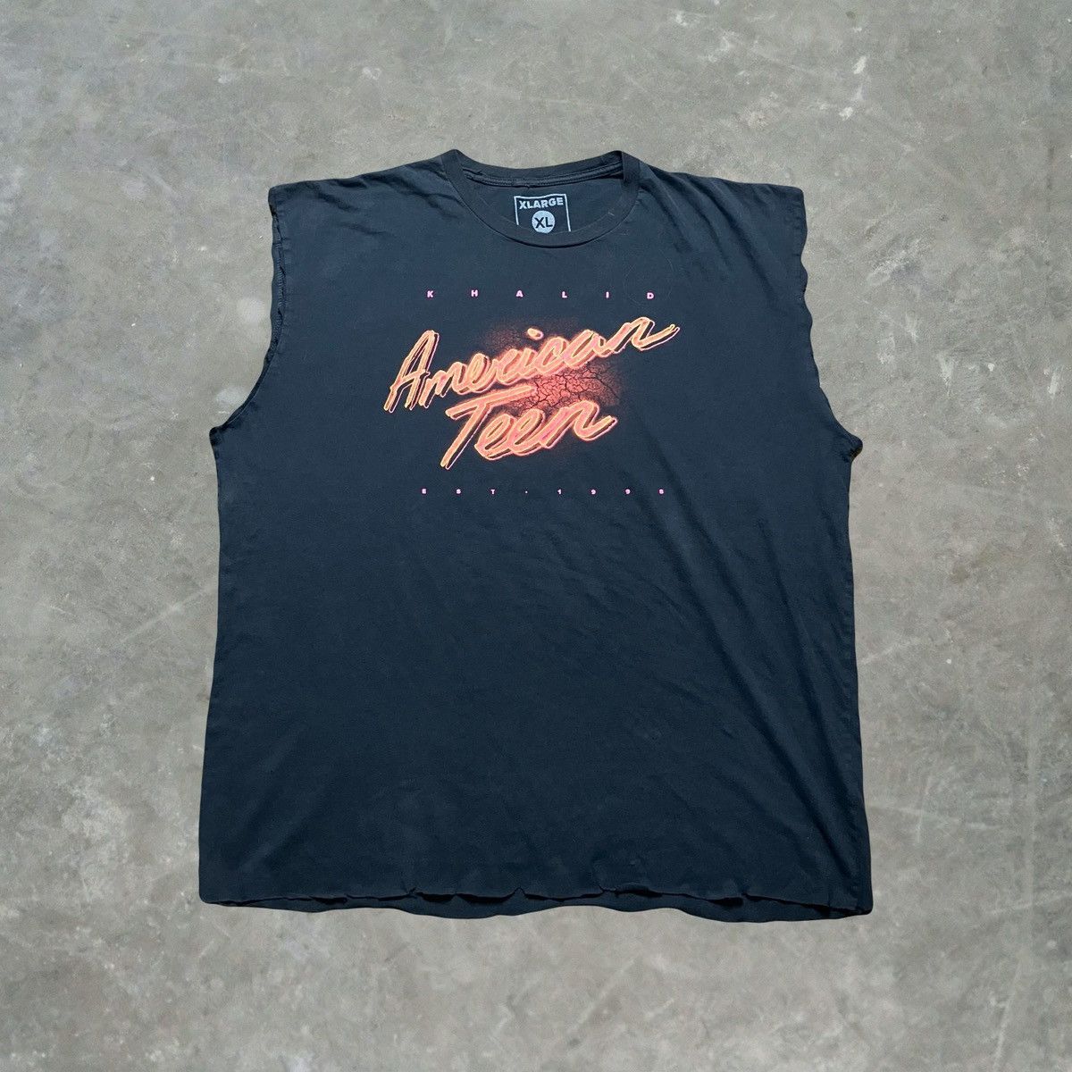 Band Tees × Rap Tees Khalid American Teen Sleeveless T Shirt Size US XL / EU 56 / 4 - 1 Thumbnail