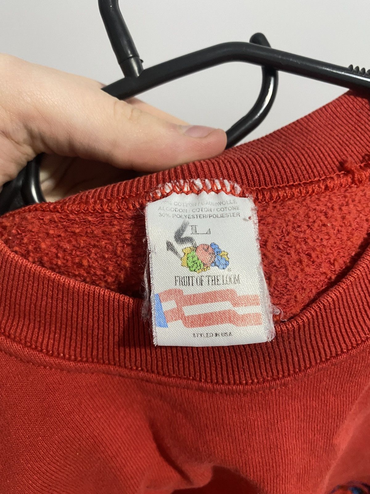 Fruit Of The Loom × Vintage Fruit or The loom Crawneck mini logo 90s Size US L / EU 52-54 / 3 - 2 Thumbnail