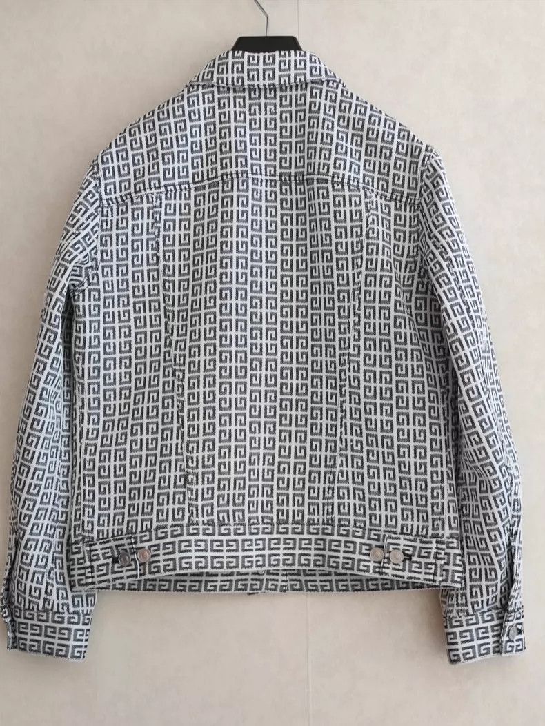 Givenchy Givenchy 4G Logo White Denim Jacket-2508 Size US S / EU 44-46 / 1 - 2 Thumbnail