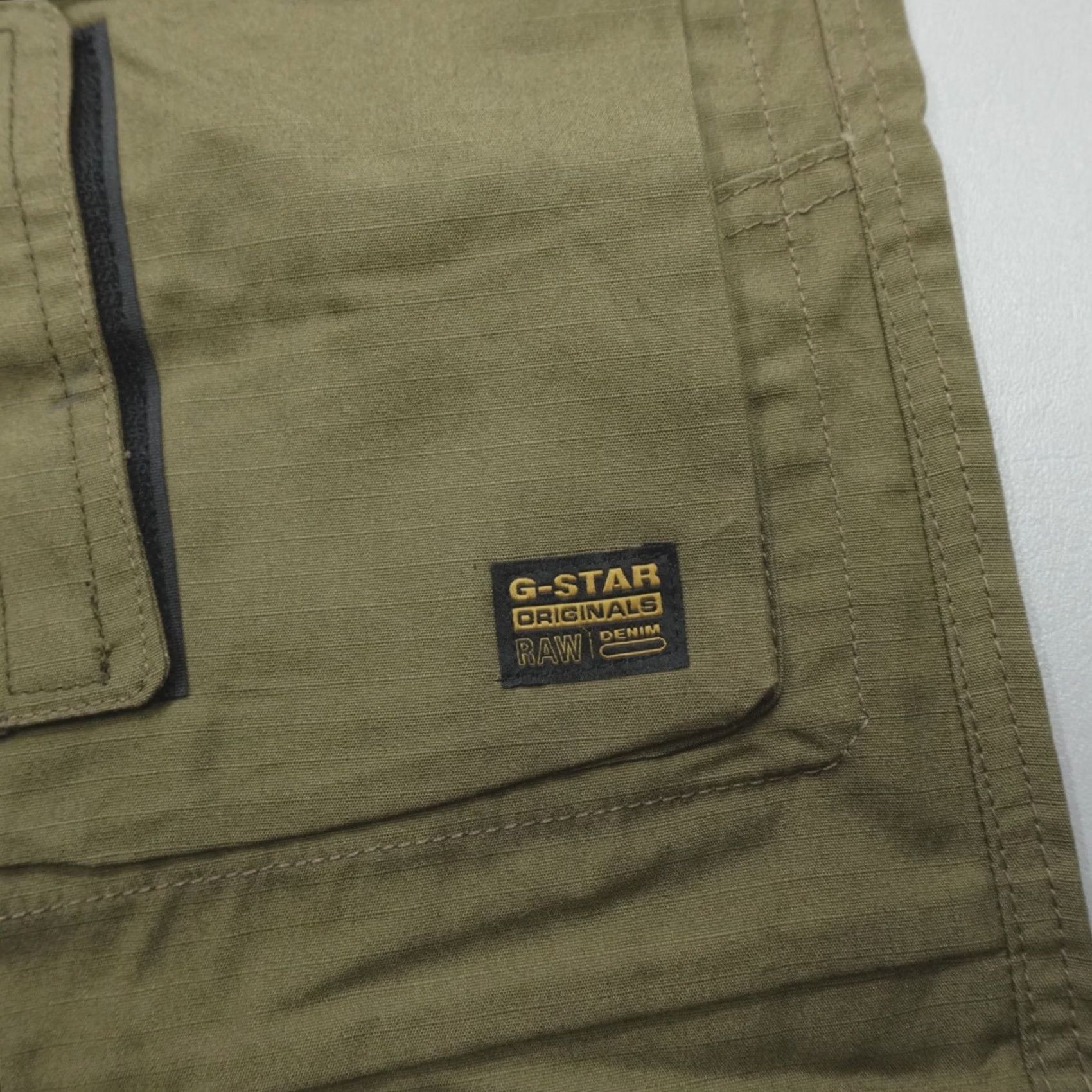 G-Star G-Star Raw 3D Regular Tapered Cargo Pants Men 30x32 Ripstop Dark Olive Camouflage Pockets Cargo Pants Mens for Casual Wear Size US 30 / EU 46 - 2 Thumbnail