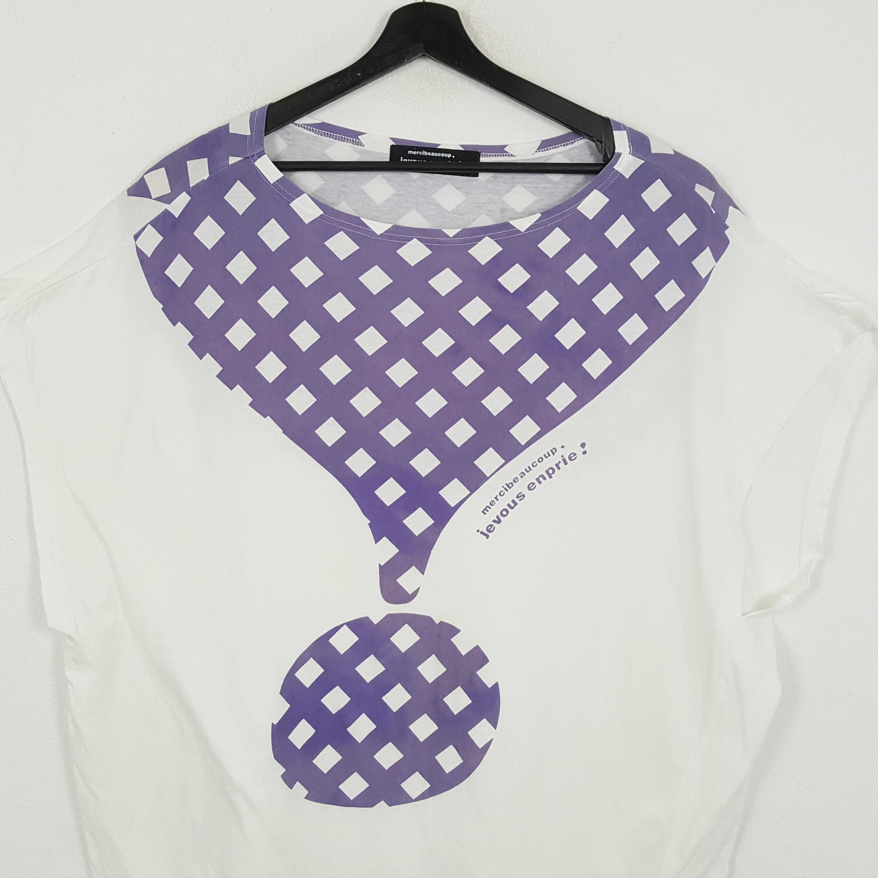 Issey Miyake × Vintage × mercibeaucoup MERCIBEAUCOUP JEVOUS ENPRIE Japanese Designer Tshirt Size XXL / US 16-18 / IT 52-54 - 2 Thumbnail