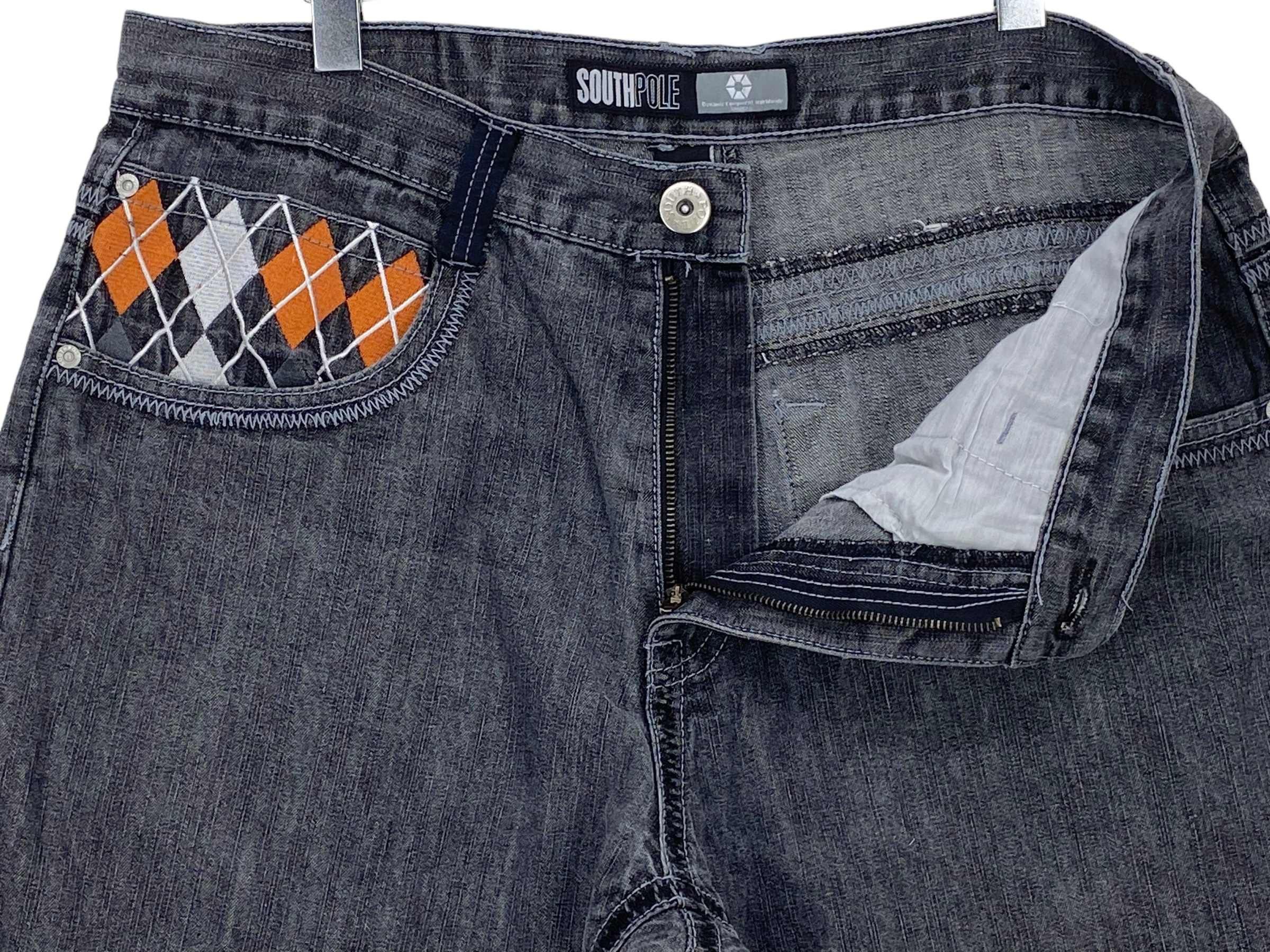 Southpole Southpole Jeans Baggy Jeans Black Skateboard Jeans Size US 37 - 10 Thumbnail