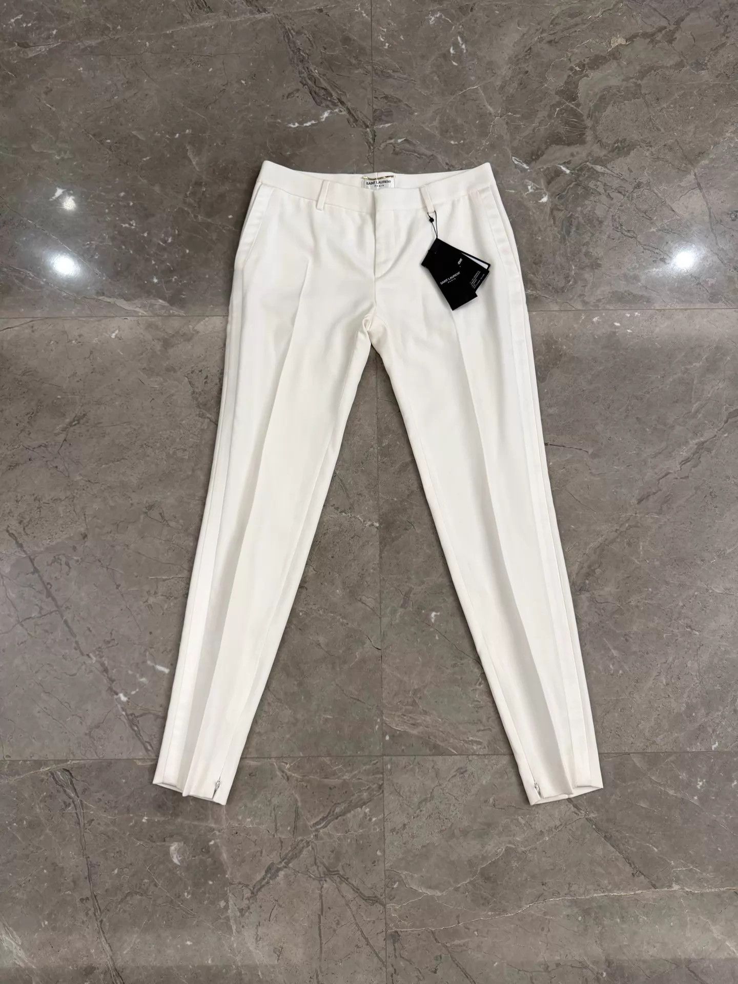 Yves Saint Laurent YSL Rosie le smoking Wool Silk 36 Size 25" / US 0 / IT 36 - 1 Thumbnail