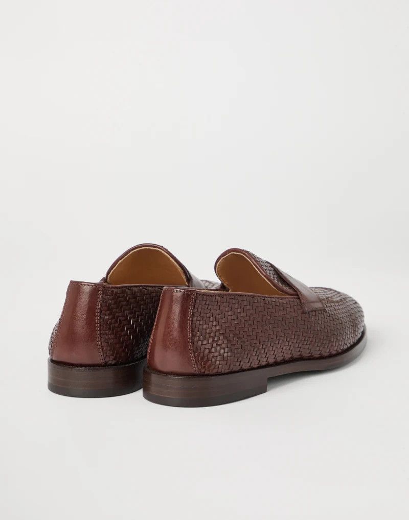 Brunello Cucinelli o1la1rc1a0425 Loafer in Brown Size US 10 / EU 43 - 3 Thumbnail