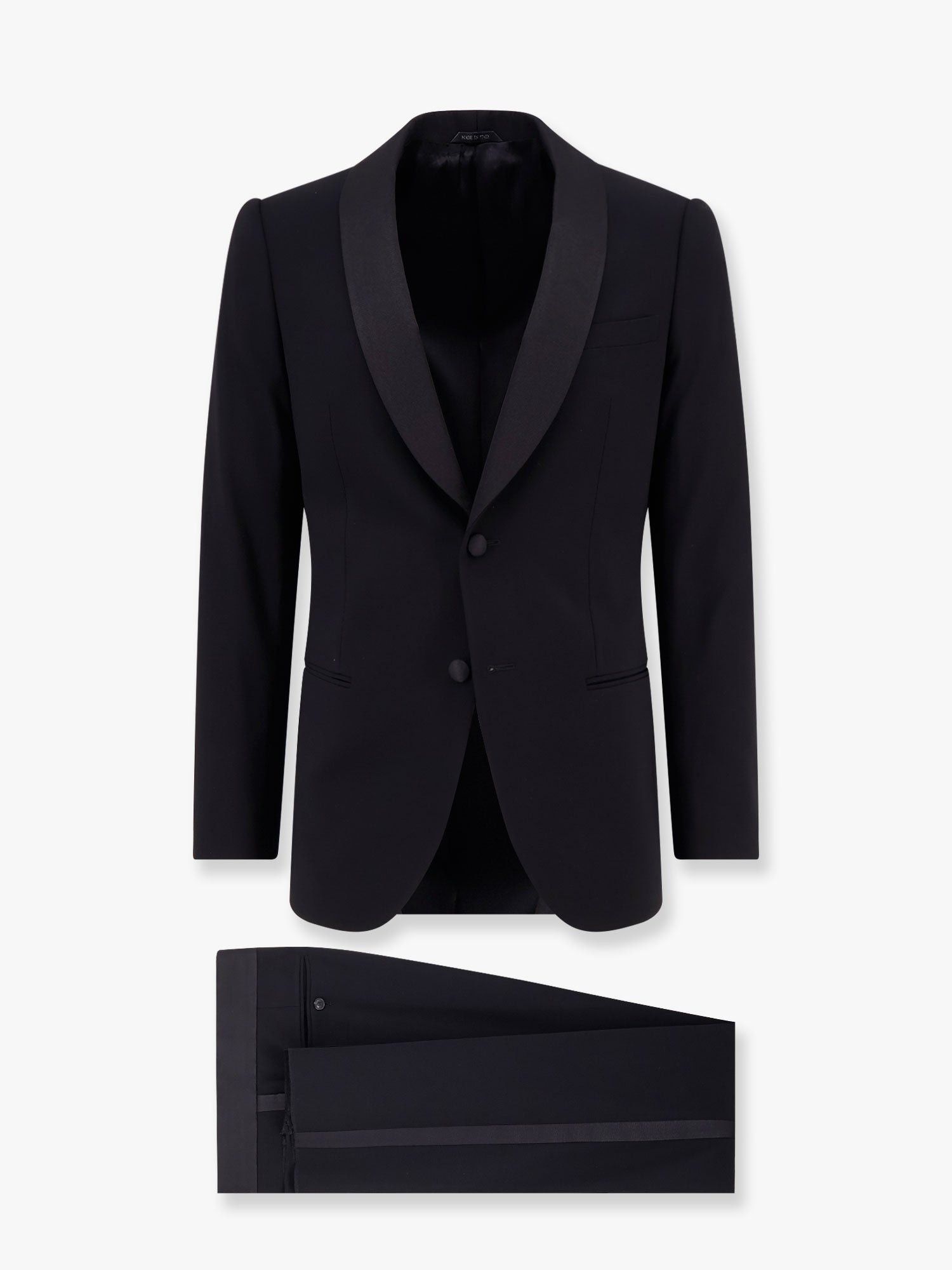 Giorgio Armani Soho Virgin Wool Tuxedo Size US XL / EU 56 / 4 - 1 Thumbnail