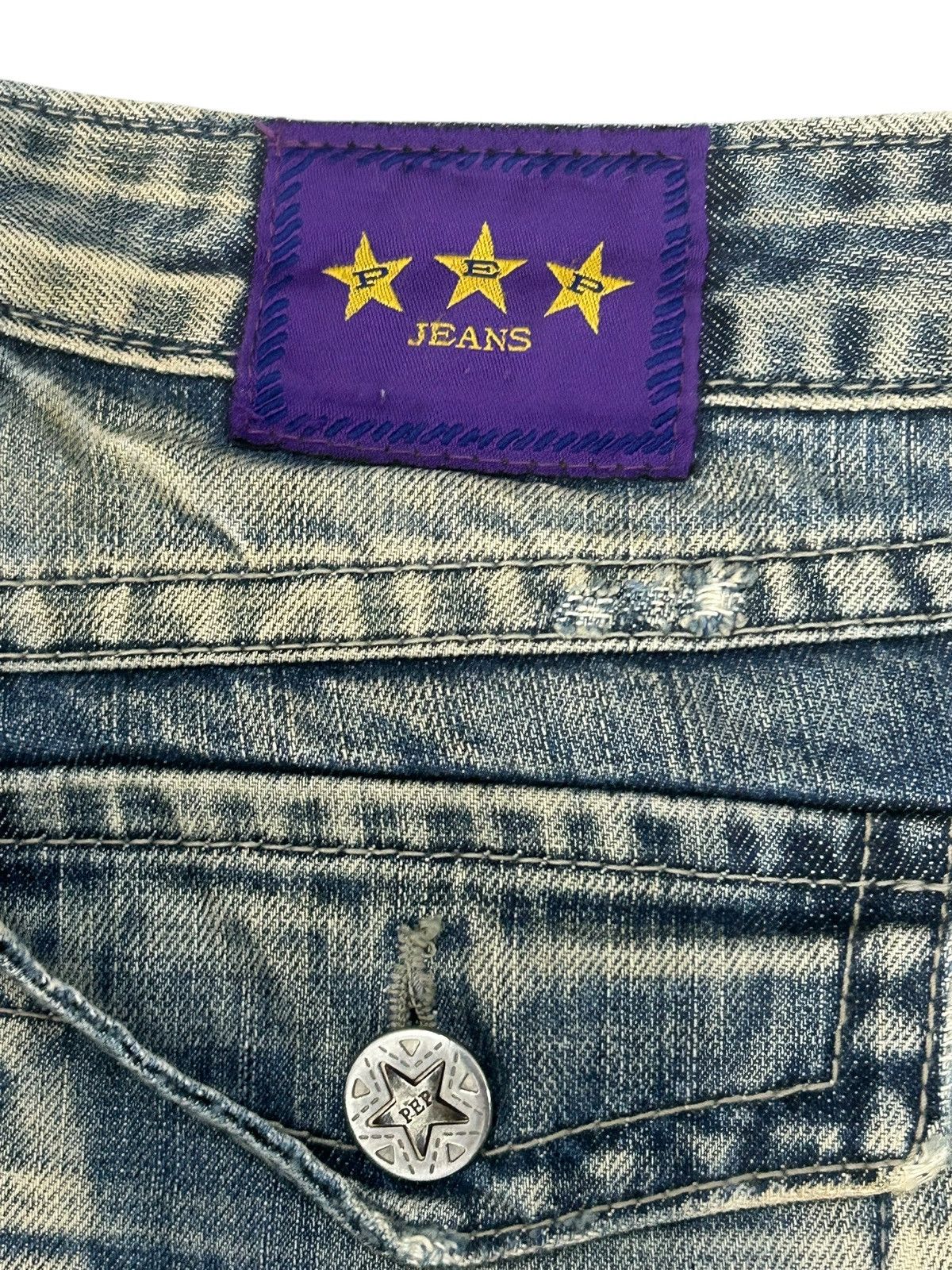 Hysteric Glamour Pep Jean Flare Mud Washed Clawn Mark Distressed Low Rise Size US 30 / EU 46 - 18 Thumbnail