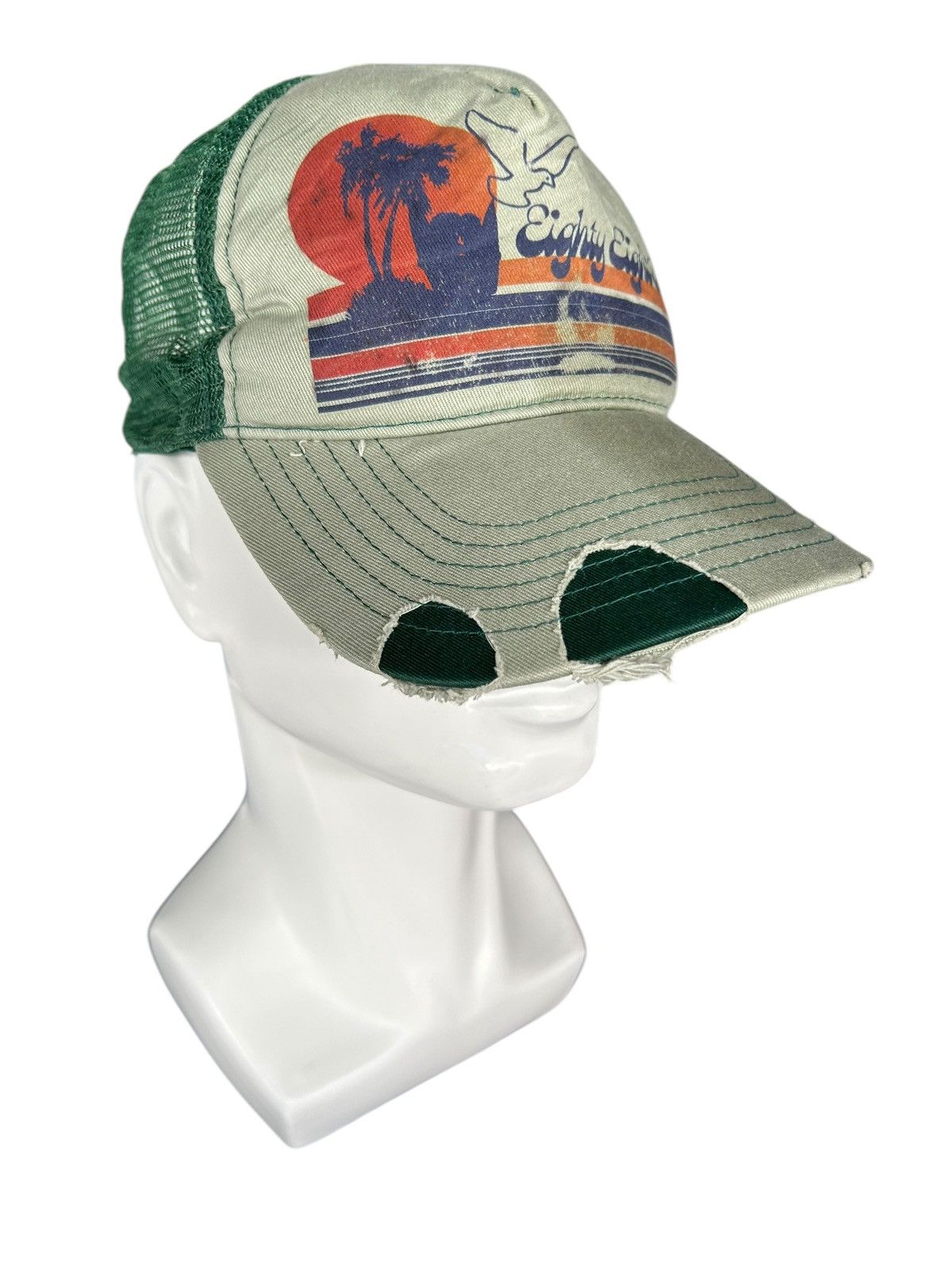 Japanese Brand × Kapital × Vintage Distressed Vtg Eighty Eighty tees Hats Rare adjustable size Size ONE SIZE - 2 Thumbnail