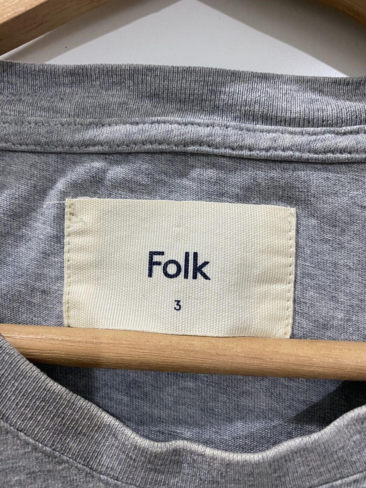 Folk Folk Grey Geometric Graphic T-Shirt Size US M / EU 48-50 / 2 - 4 Thumbnail