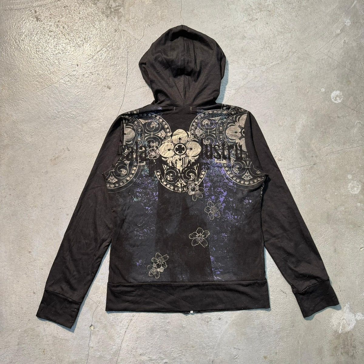 Beauty Beast LYON DEUX Japanese Brand Gothic Tattoo Hoodie Size M / US 6-8 / IT 42-44 - 2 Thumbnail