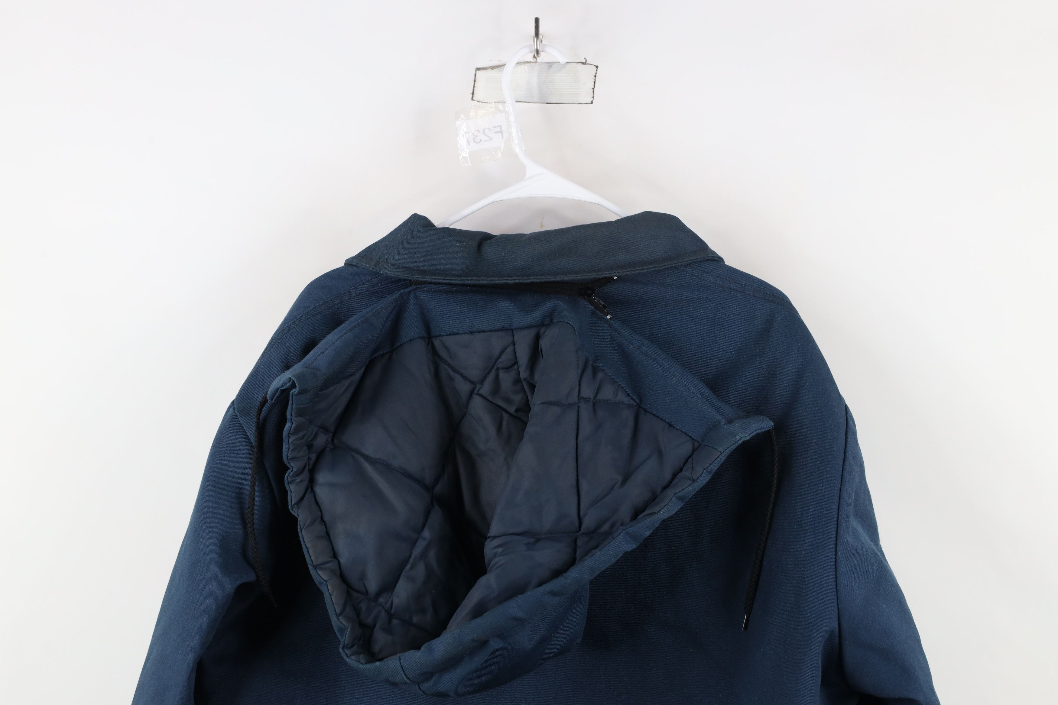 Vintage Vintage 60s 70s Co FoMoCo Quilted Hooded Mechanic Jacket USA Size US L / EU 52-54 / 3 - 9 Thumbnail
