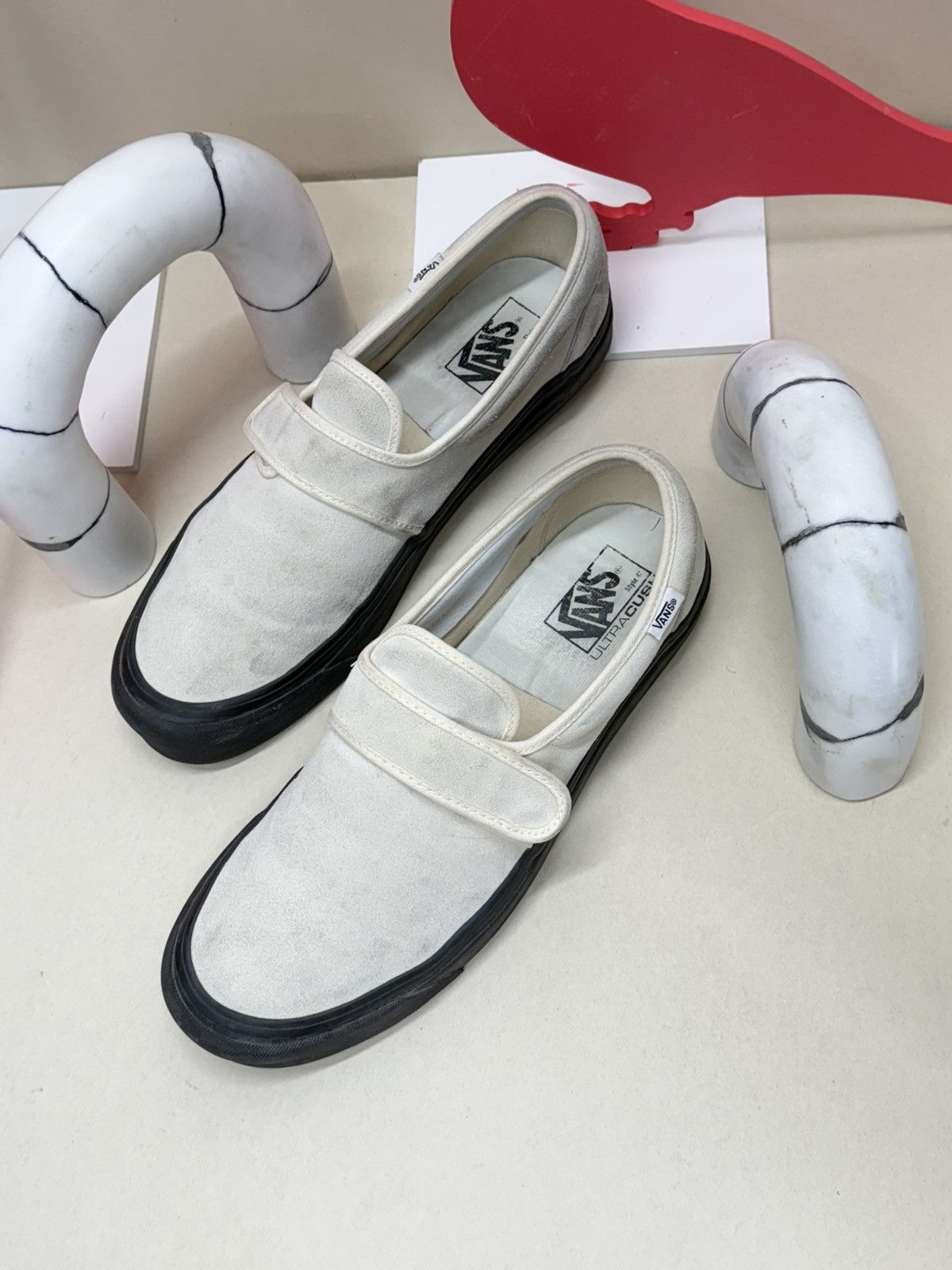 Vans Vans Slip-On Style 47 Men sz 12 (resemblance of FOG) beige Size US 12 / EU 45 - 13 Thumbnail