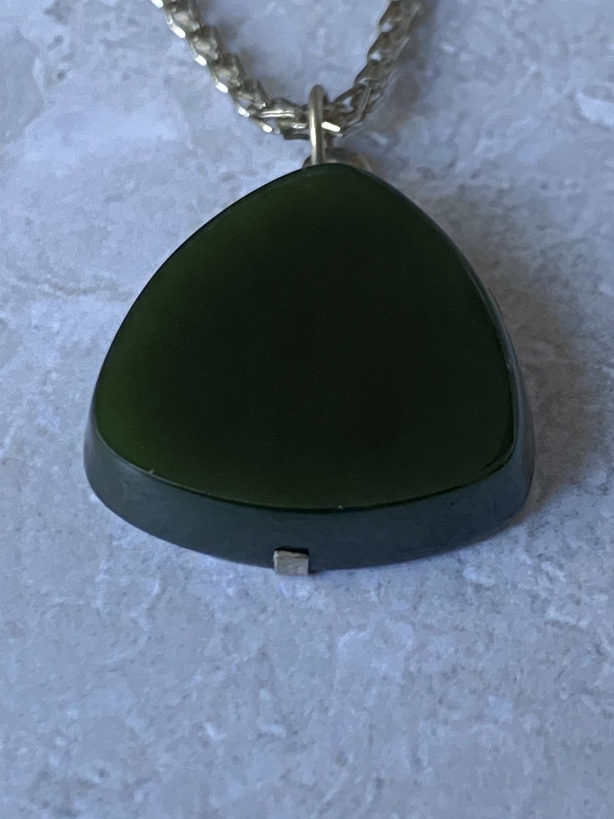 Japanese Brand × Jewelry × Vintage Black-Green Dichroic Stone Pendant Size ONE SIZE - 2 Thumbnail