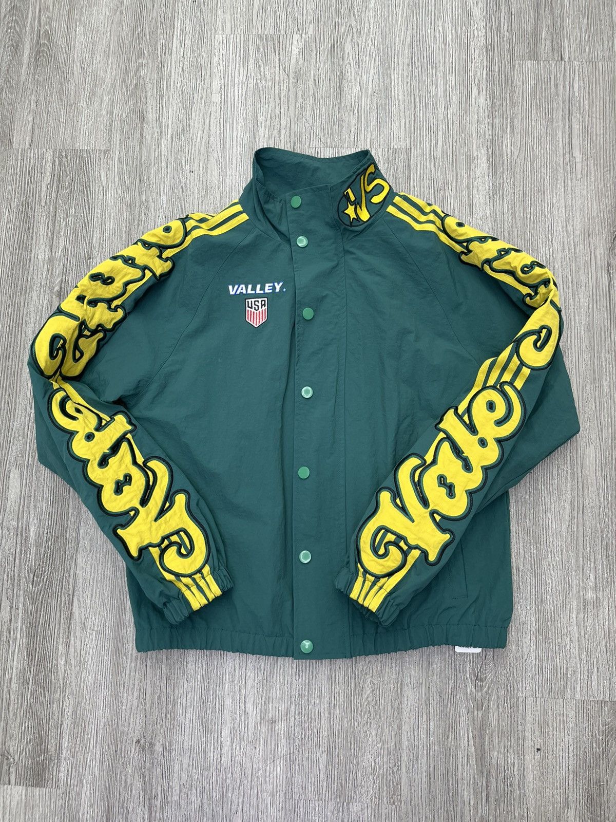 Vale Vale lives “usa” track jacket (green/yellow) Size US S / EU 44-46 / 1 - 1 Thumbnail