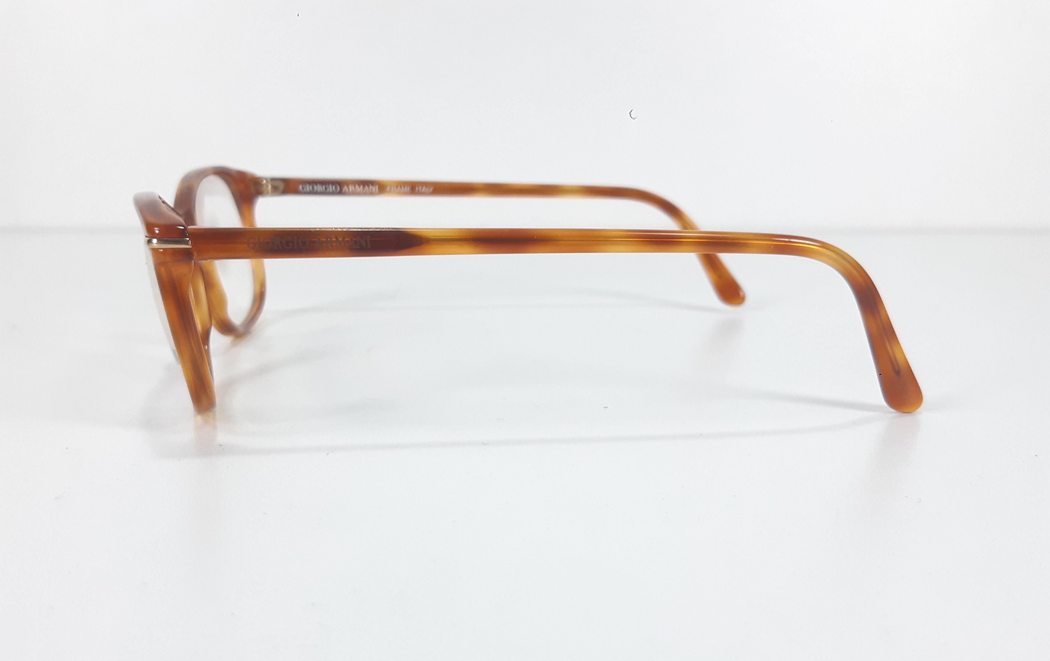 Giorgio Armani GIORGIO ARMANI 372 Italy Tortoise Glasses Frame NEW Size ONE SIZE - 7 Thumbnail