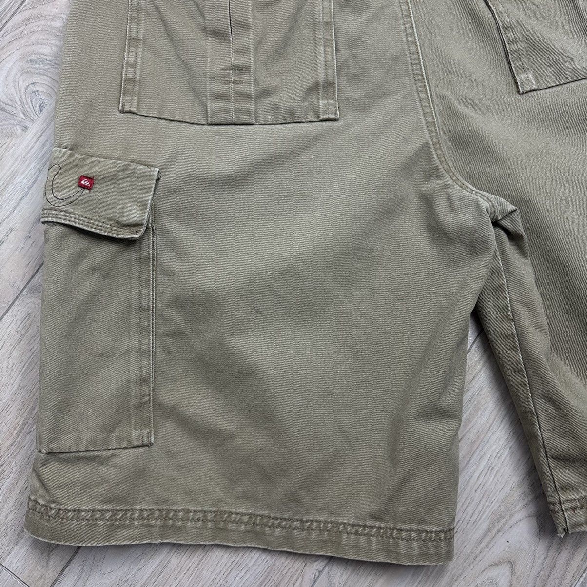 Quiksilver Crazy Vintage 90s Quiksilver Baggy Cargo Utility Shorts Size US 36 / EU 52 - 14 Thumbnail