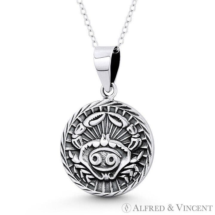 Other Cancer Zodiac Sign Circle Astrology Charm Pendant Size ONE SIZE - 1 Preview
