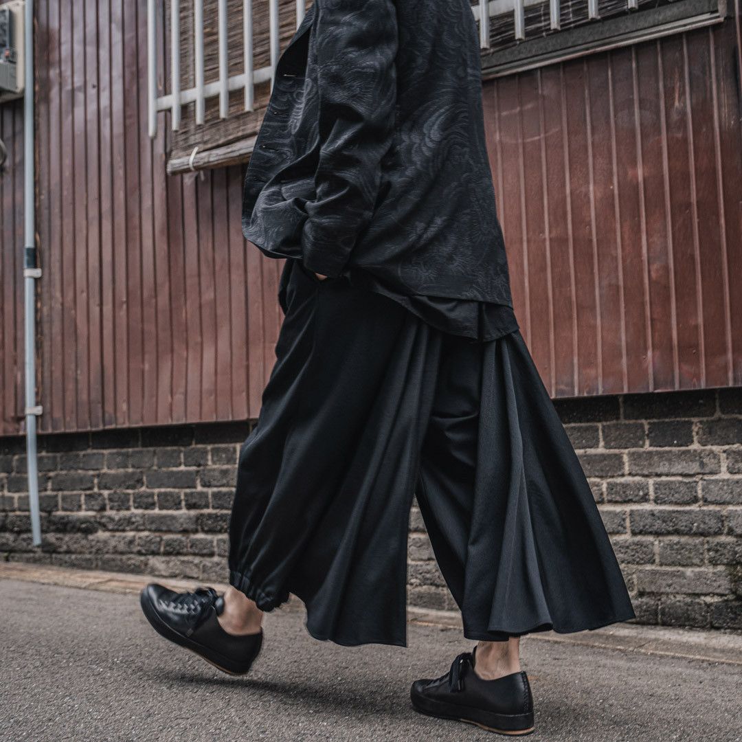 Yohji Yamamoto Pour Homme - W/Gabardine Crow Pants - Casual