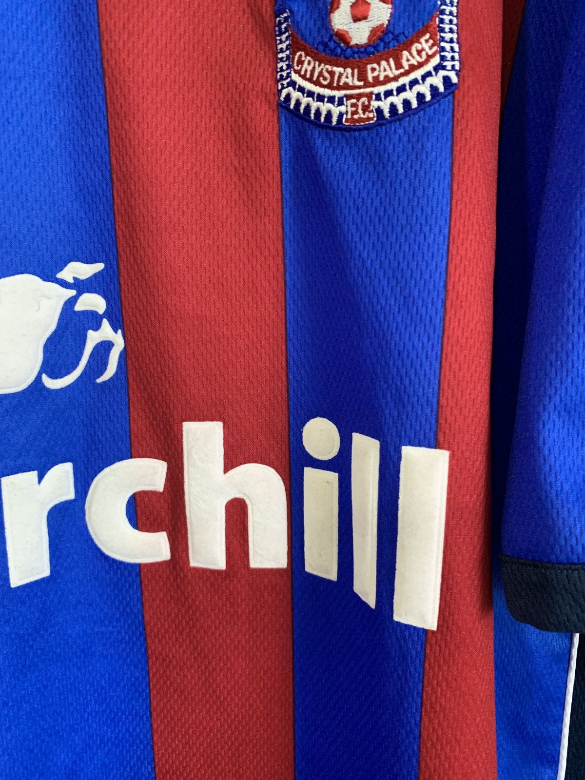 Le Coq Sportif Crystal Palace Home Football Shirt Vintage Le Coq Sportif Size US XXL / EU 58 / 5 - 6 Thumbnail