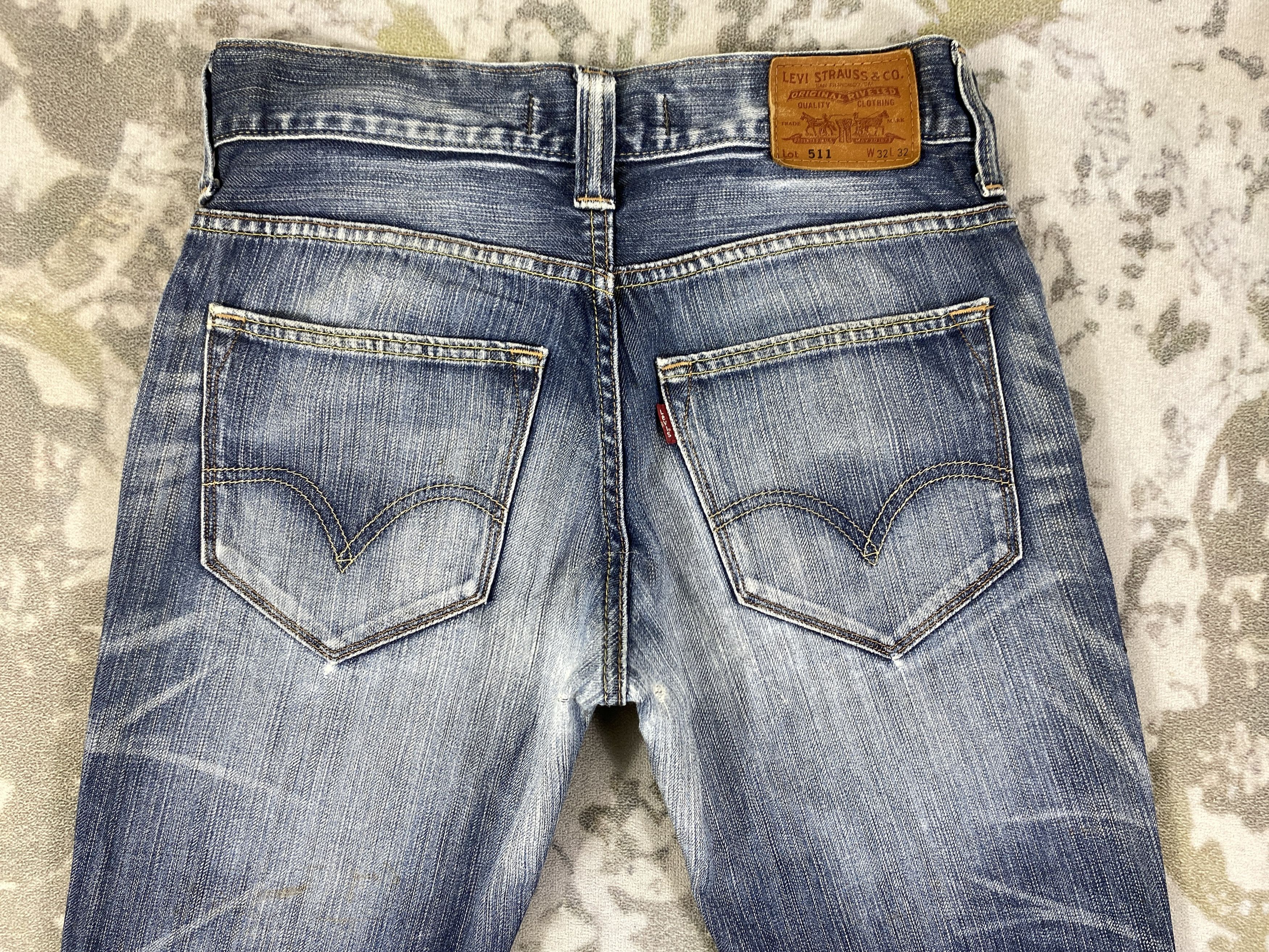Levi's Vintage Clothing Vintage Levis 511 Jeans 32x31.5 - JN2976 Size US 32 / EU 48 - 4 Thumbnail
