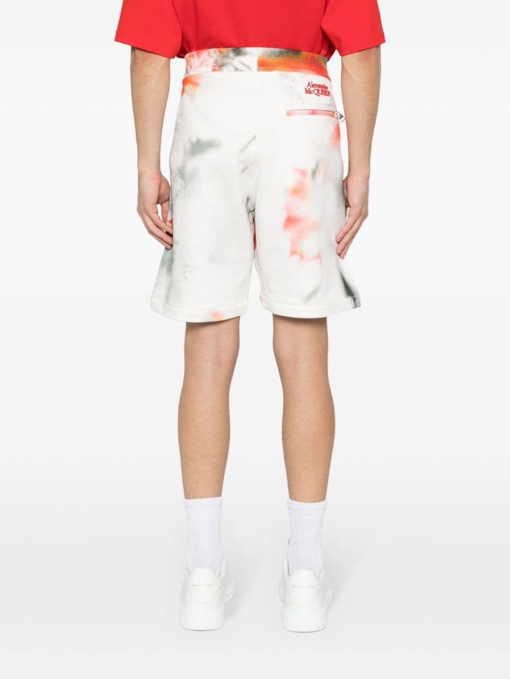 Alexander McQueen o1w1db10725 Floral Allover Shorts in Multicolor Size US 32 / EU 48 - 4 Thumbnail