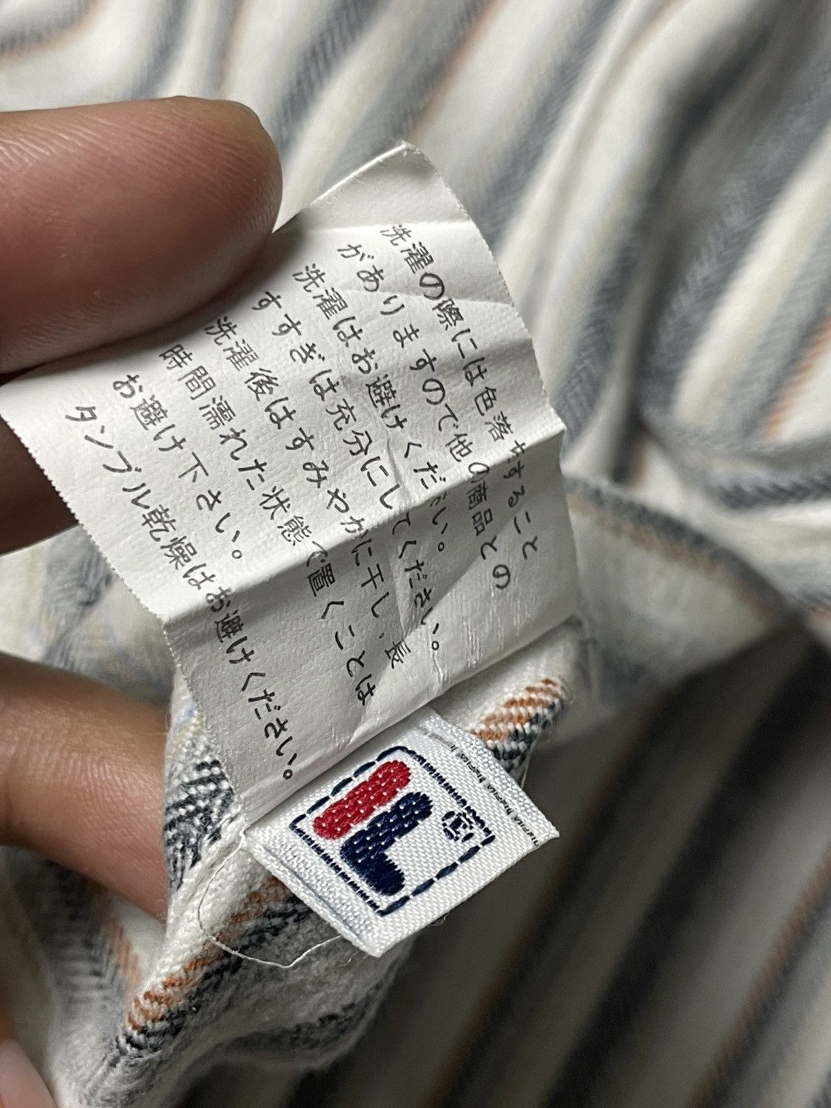 Fila × Japanese Brand × Vintage Vintage FILA Striped Button Up Shirts (95) Size US L / EU 52-54 / 3 - 8 Thumbnail