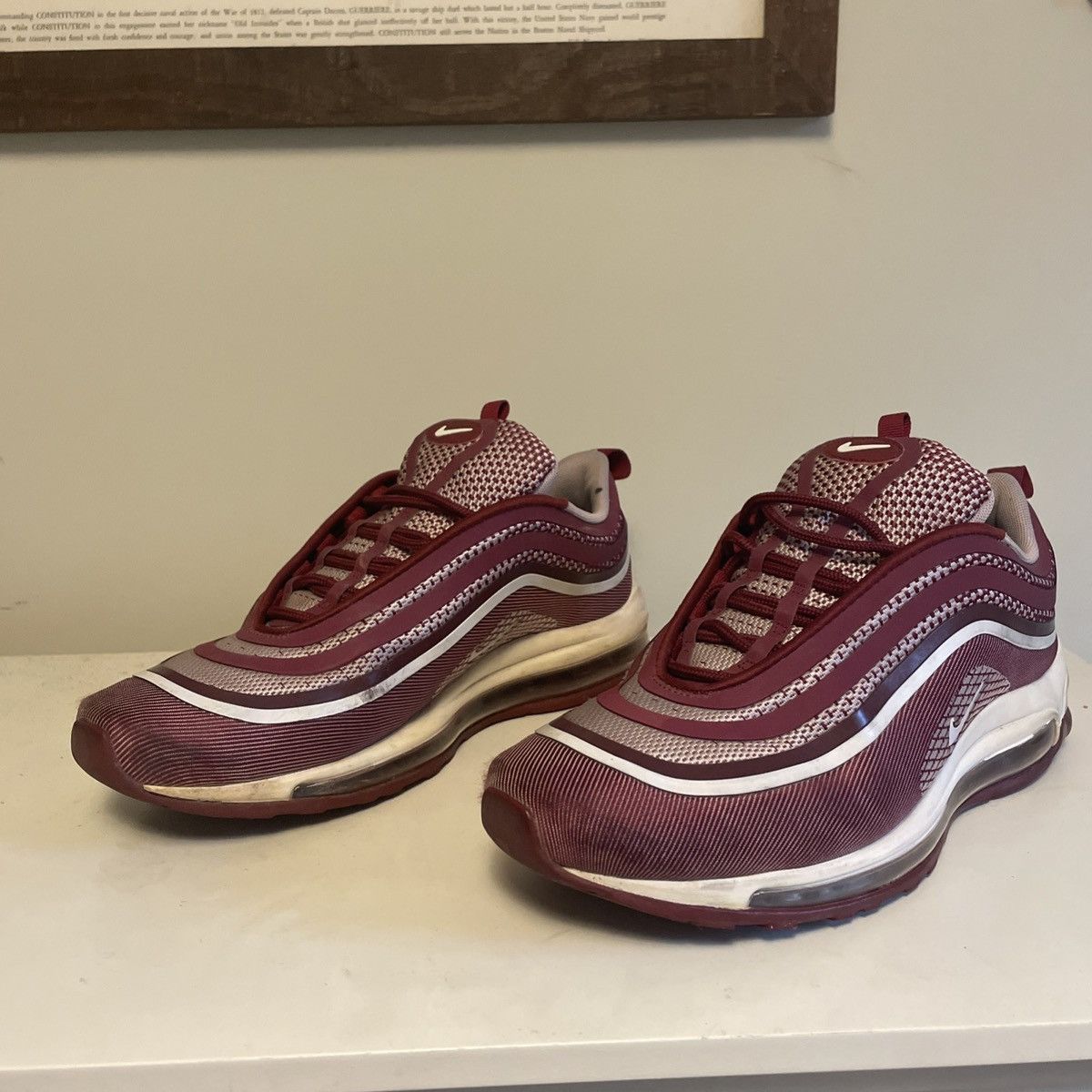 Nike Nike Air Max 97 “Team Red” 2017 - Size 9.5 Size US 9.5 / EU 42-43 - 1 Thumbnail