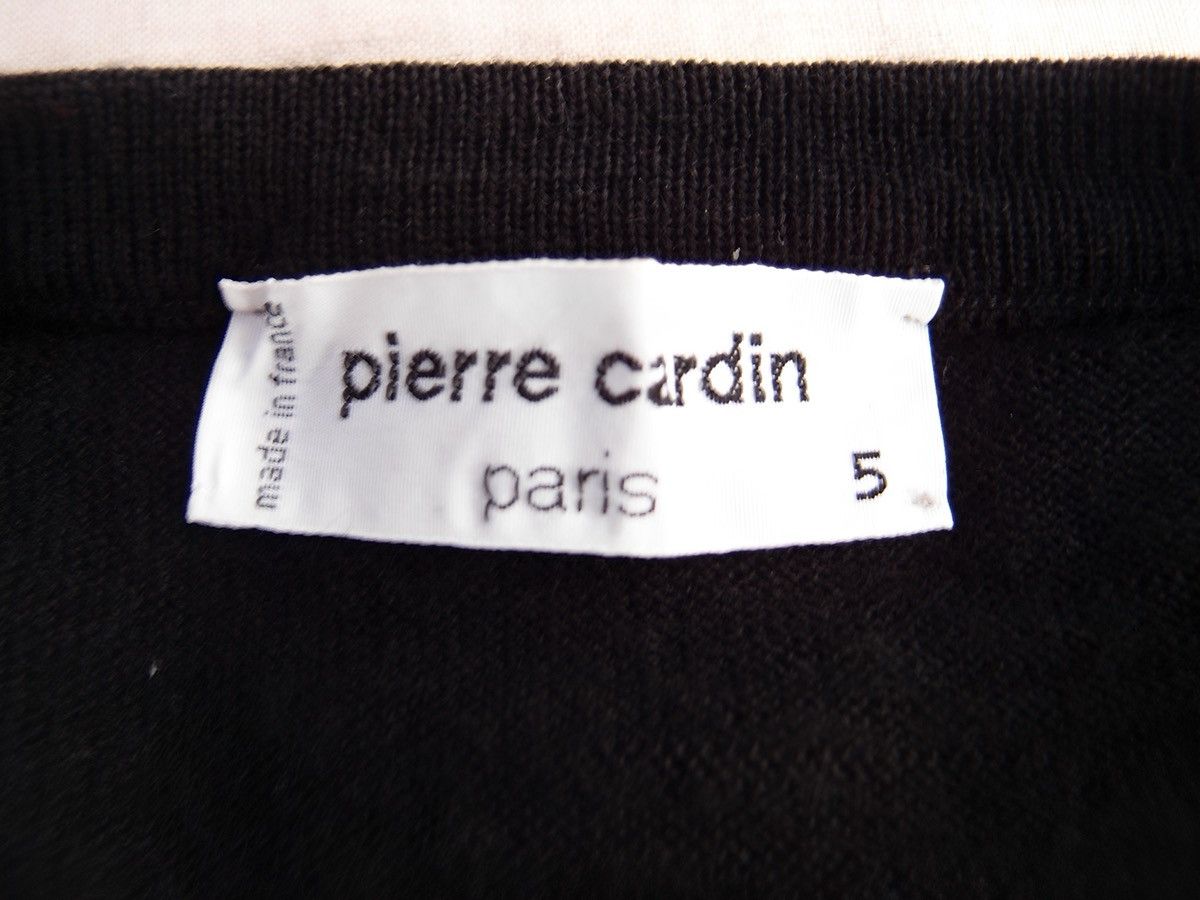 Pierre Cardin Pierre Cardin Paris Black V-Neck Wool Knit – Made in France Size US XL / EU 56 / 4 - 6 Thumbnail