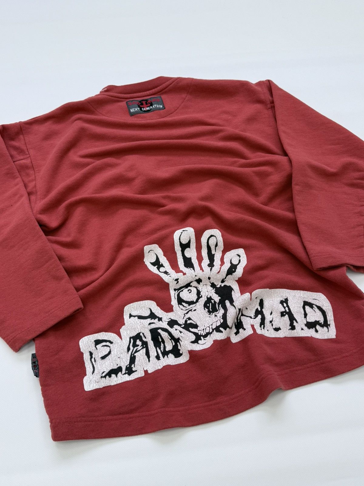 JNCO Vintage 90s Bad + Mad Hardwear Jnco Style Graphic Sweatshirt Size US M / EU 48-50 / 2 - 2 Thumbnail