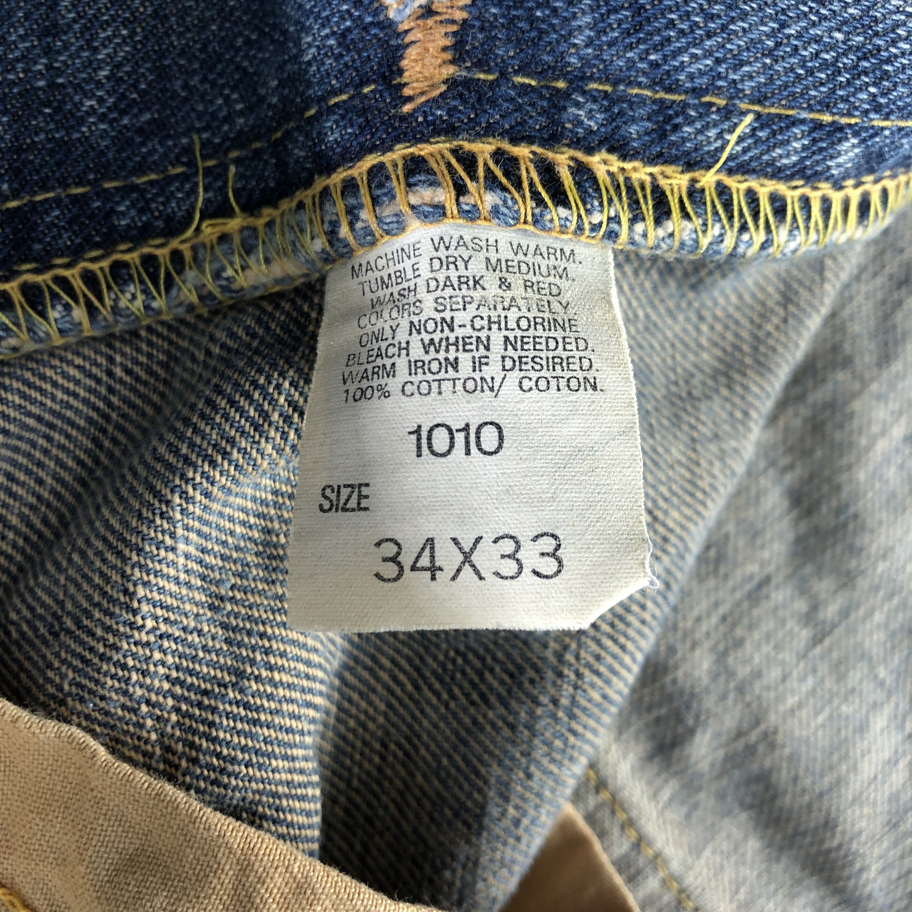 Lee Vintage Lee Selvedge Jeans-JM3681 Size US 35 - 8 Thumbnail