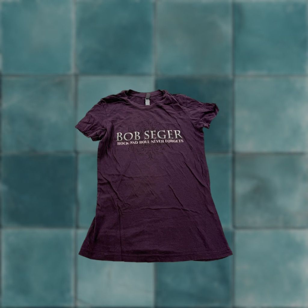 Next Level Bob Seger Shirt Next Level Tee Purple Medium Rock And Roll Never Forgets Womens Size M / US 6-8 / IT 42-44 - 1 Thumbnail