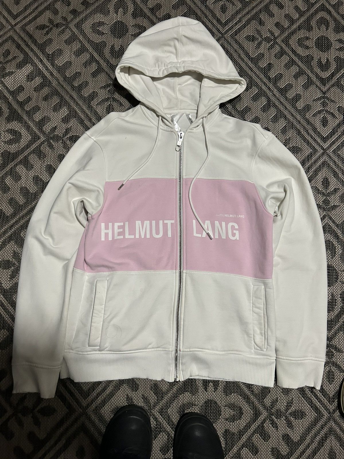 Helmut Lang Helmut lang pink campaign hoodie Size US M / EU 48-50 / 2 - 1 Thumbnail