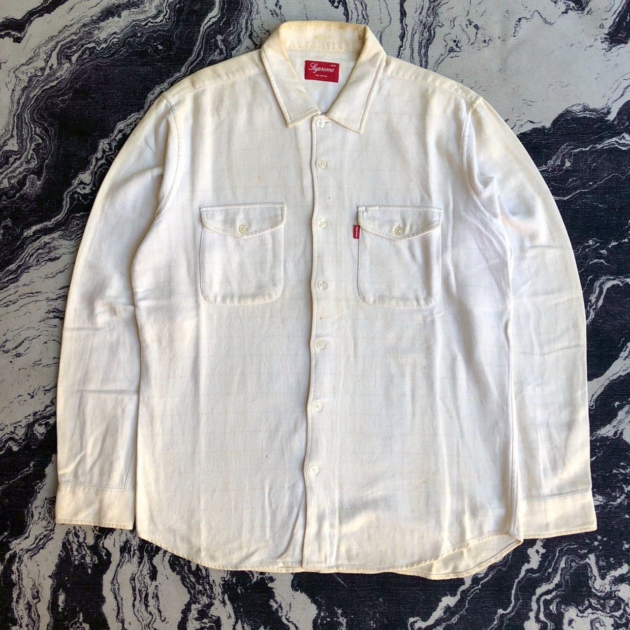 Supreme Supreme Heavy Cotton Work Shirt Size US L / EU 52-54 / 3 - 1 Thumbnail