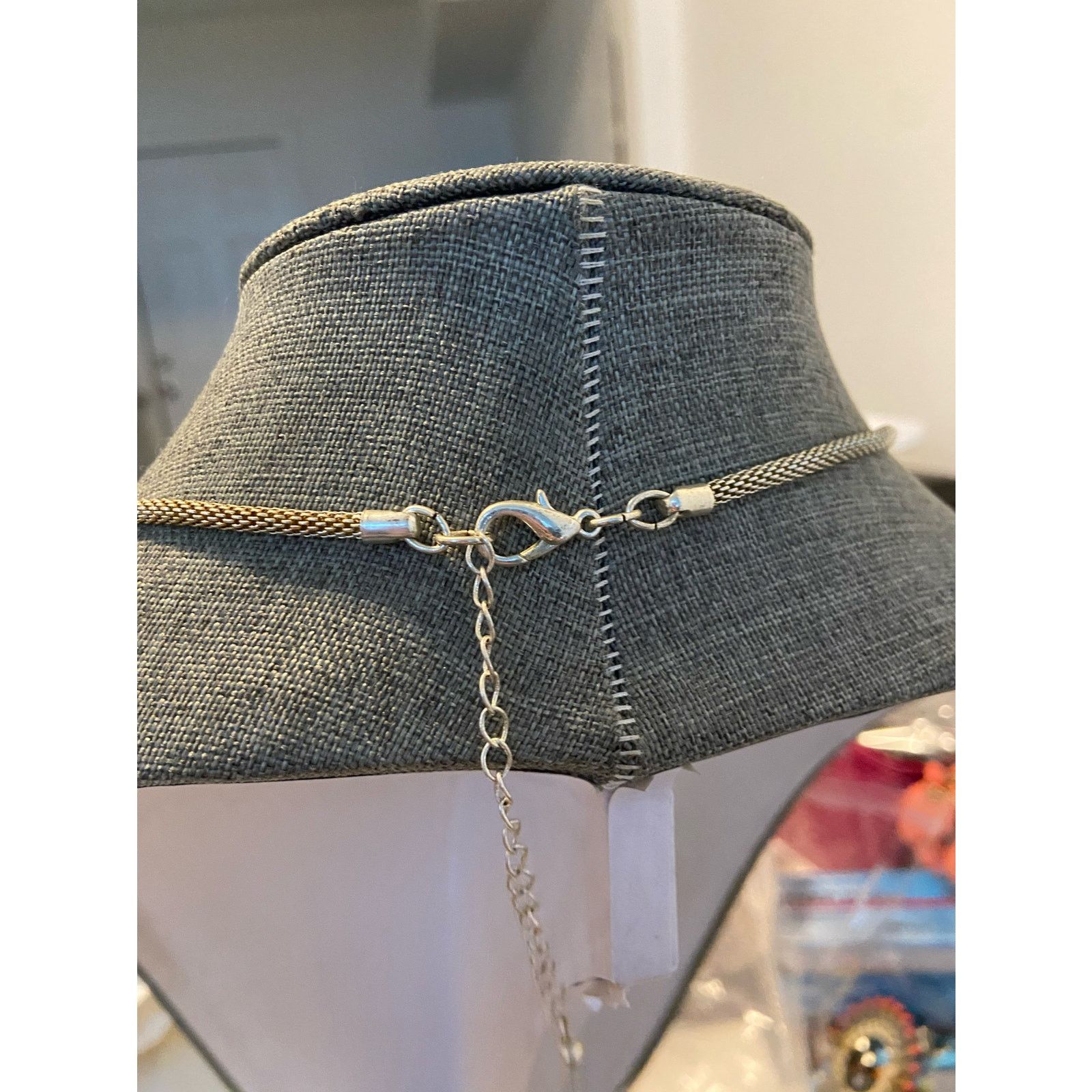 Other metal bib necklace Silver tone Size ONE SIZE - 3 Thumbnail