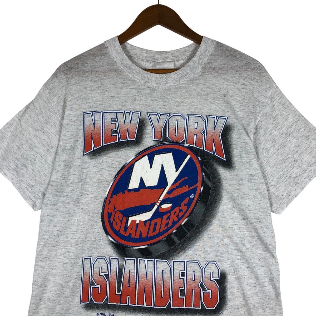 Faded Glory New York ISLANDERS Team NHL Vintage T-Shirt Size US L / EU 52-54 / 3 - 2 Thumbnail