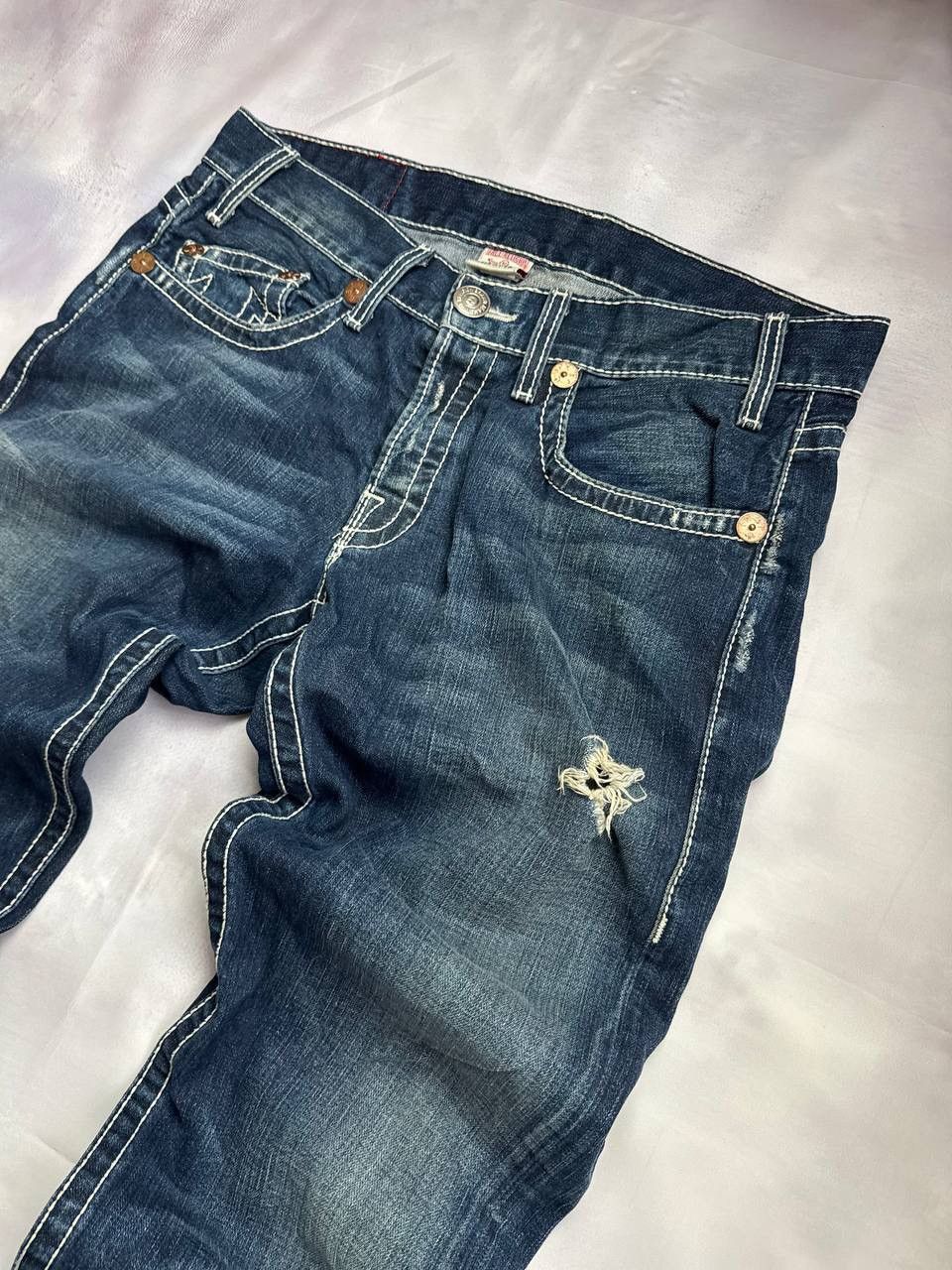 True Religion True Religion Vintage Jeans Drip Rare Chief Keef Style Size US 34 / EU 50 - 8 Thumbnail
